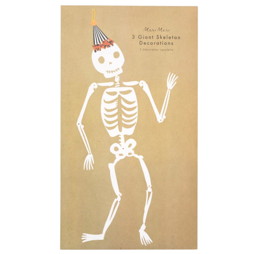Vintage Halloween Jointed Skeletons - Halloween Vintage İskelet Asılan Süsler