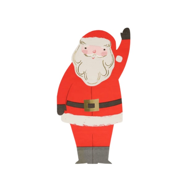Jolly Christmas Santa Napkins - Noel Baba Peçeteler (16'lı)