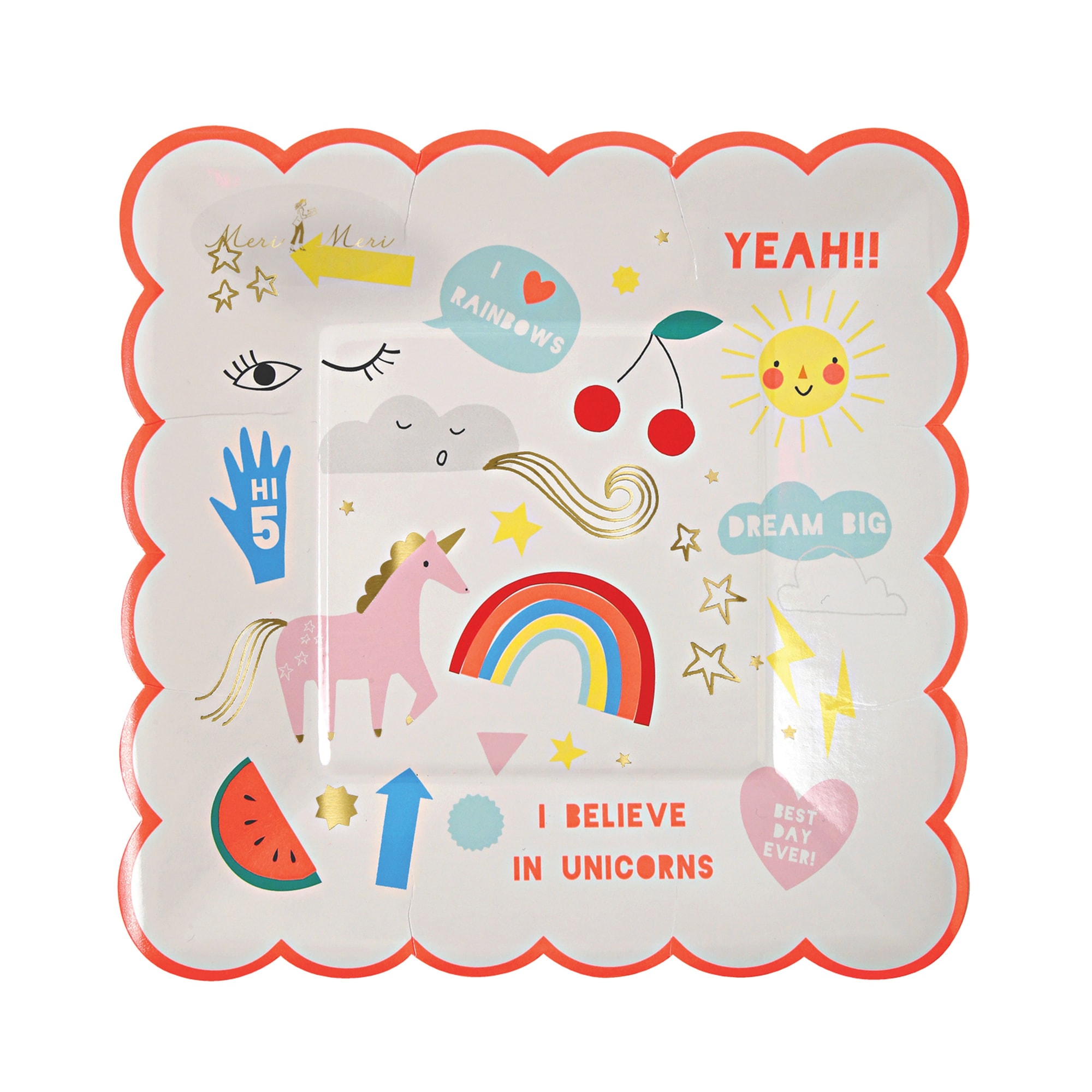 I Believe In Unicorns Small Plates - Unicorn Tabak - S