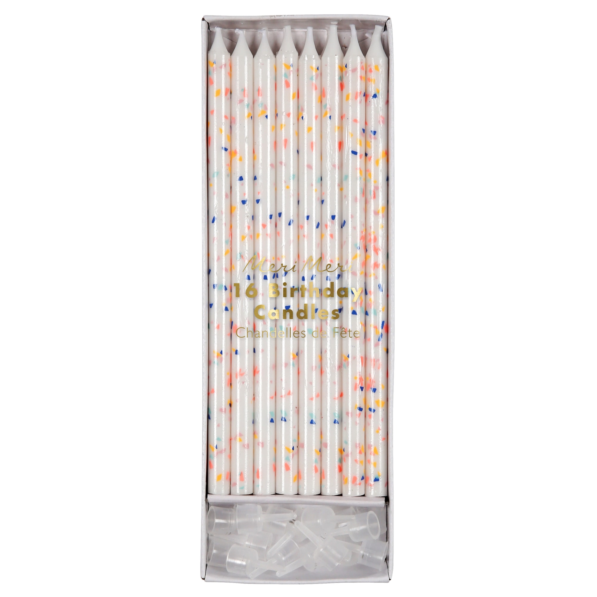 Neon Confetti Candles - Neon Konfetili Mumlar