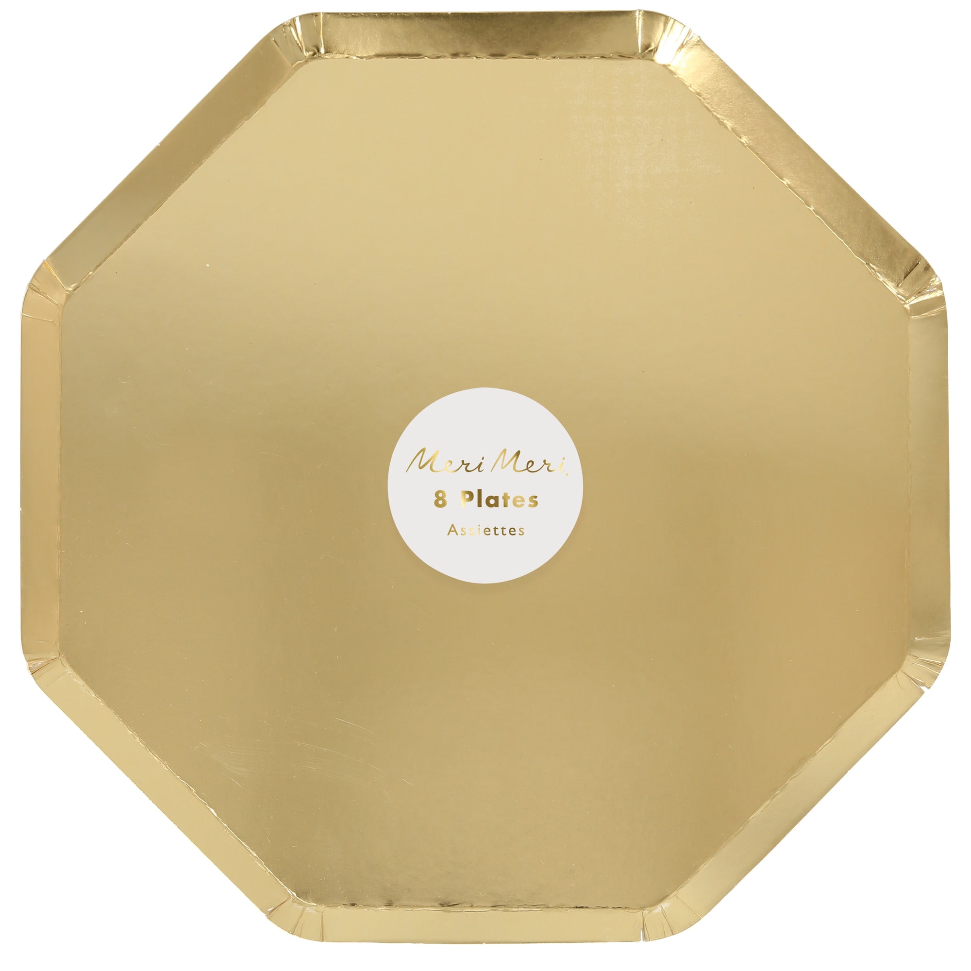 Gold Plates - Altın Tabaklar - L - 8'li