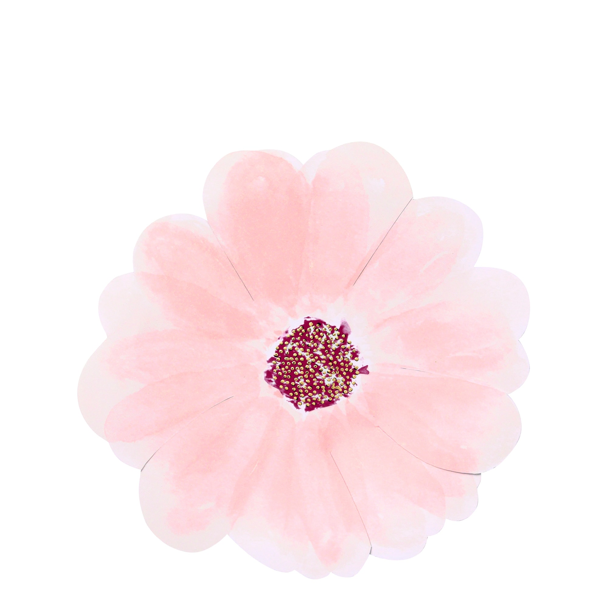 Flower Garden Plates - Çiçek Bahçesi Tabaklar - S - 8'li