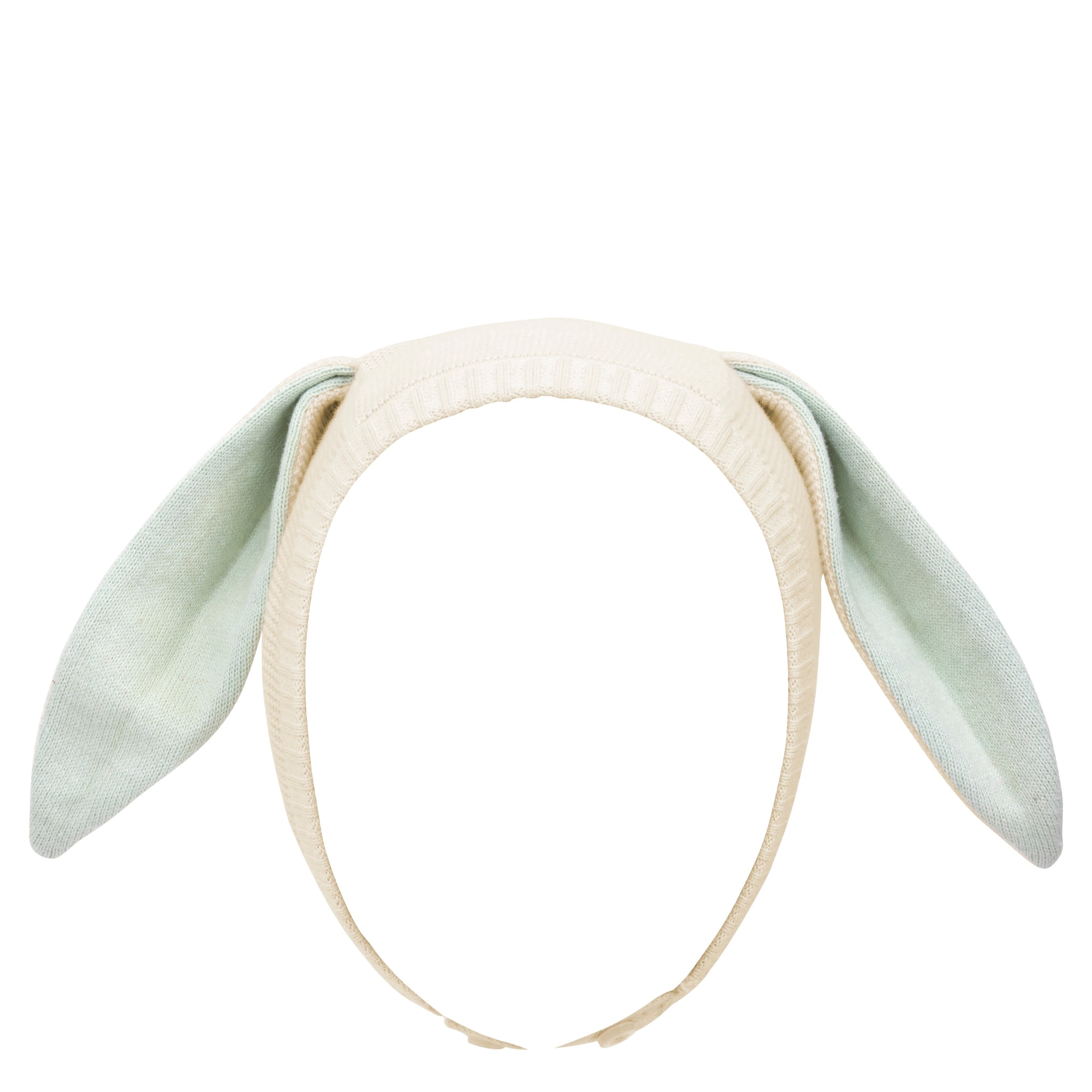 Mint Bunny Baby Bonnet - Mint Tavşanlı Bebek Başlığı