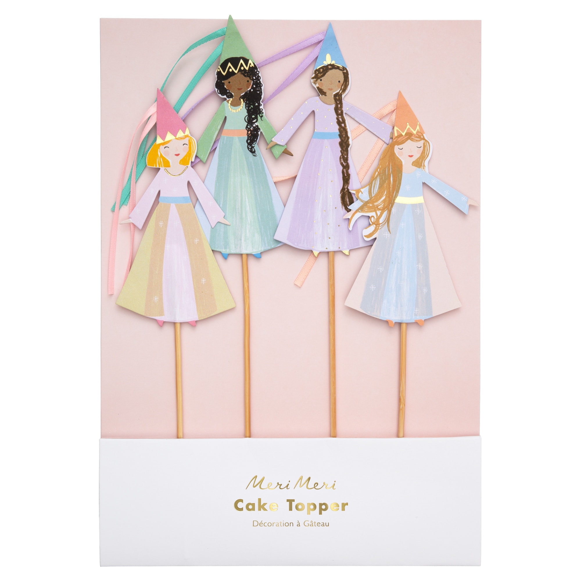 Magical Princess Cake Toppers - Büyülü Prenses Pasta Süsleri