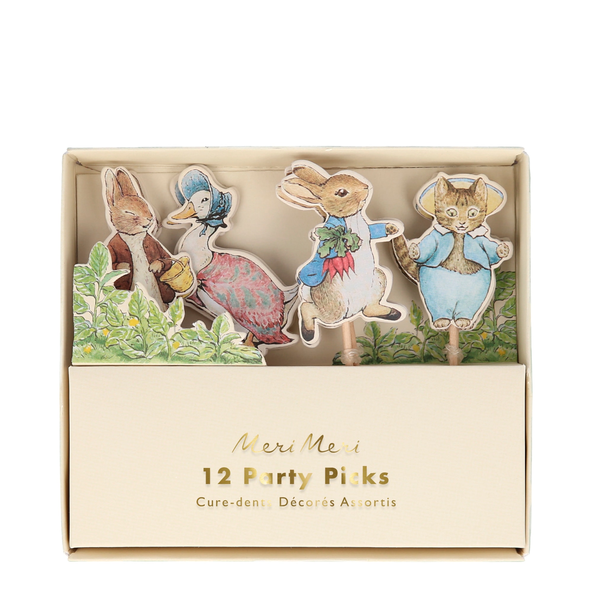 Peter Rabbit & Friends Party Picks - Peter Rabbit & Friends Parti Çubukları - 12'li