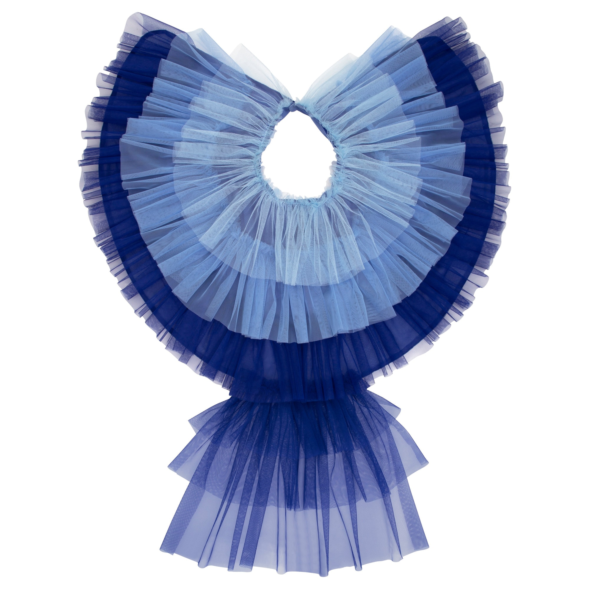 Blue Bird Cape Dress-Up - Mavi Kuş Pelerinli Elbise