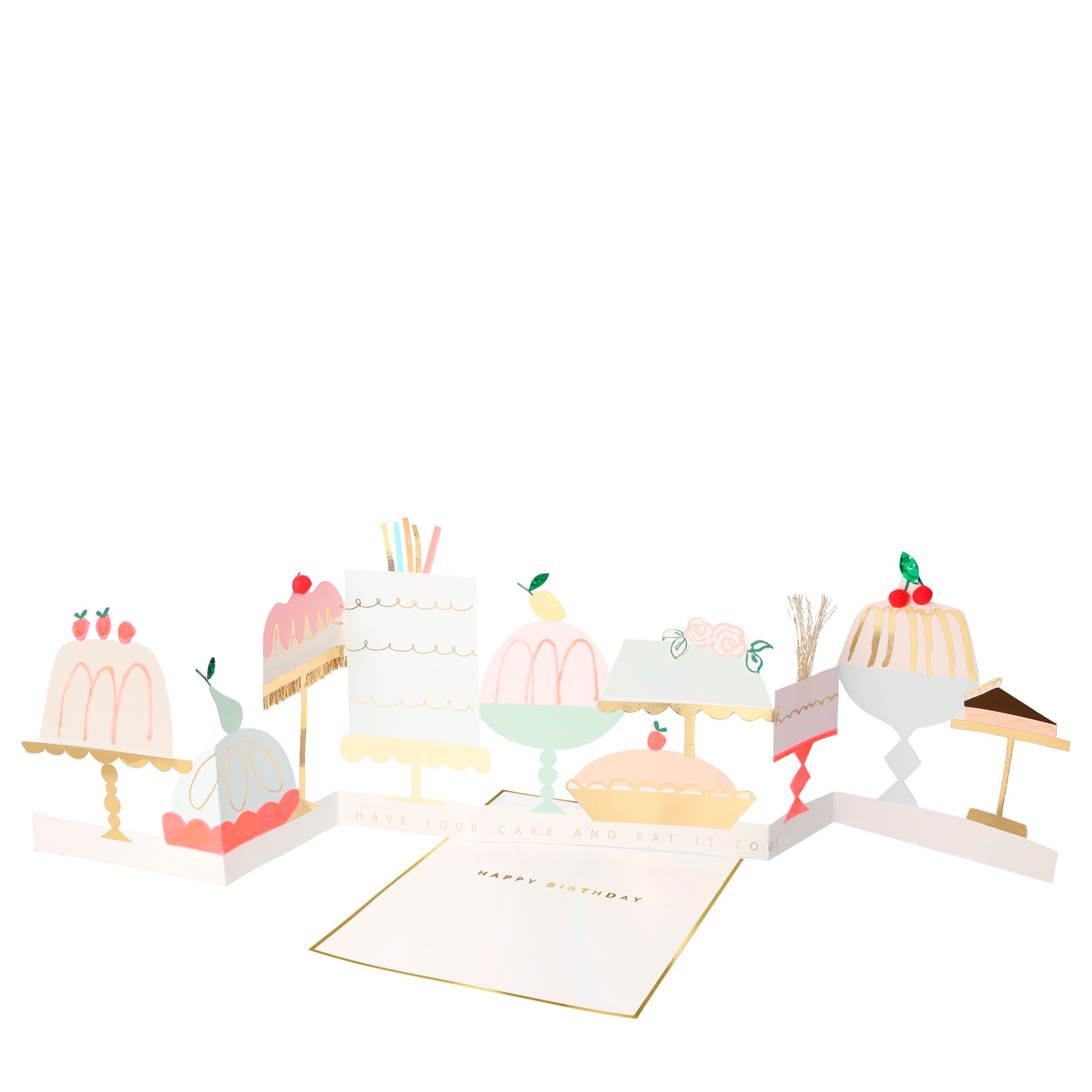 Cake Card - Pasta Tebrik Kartı