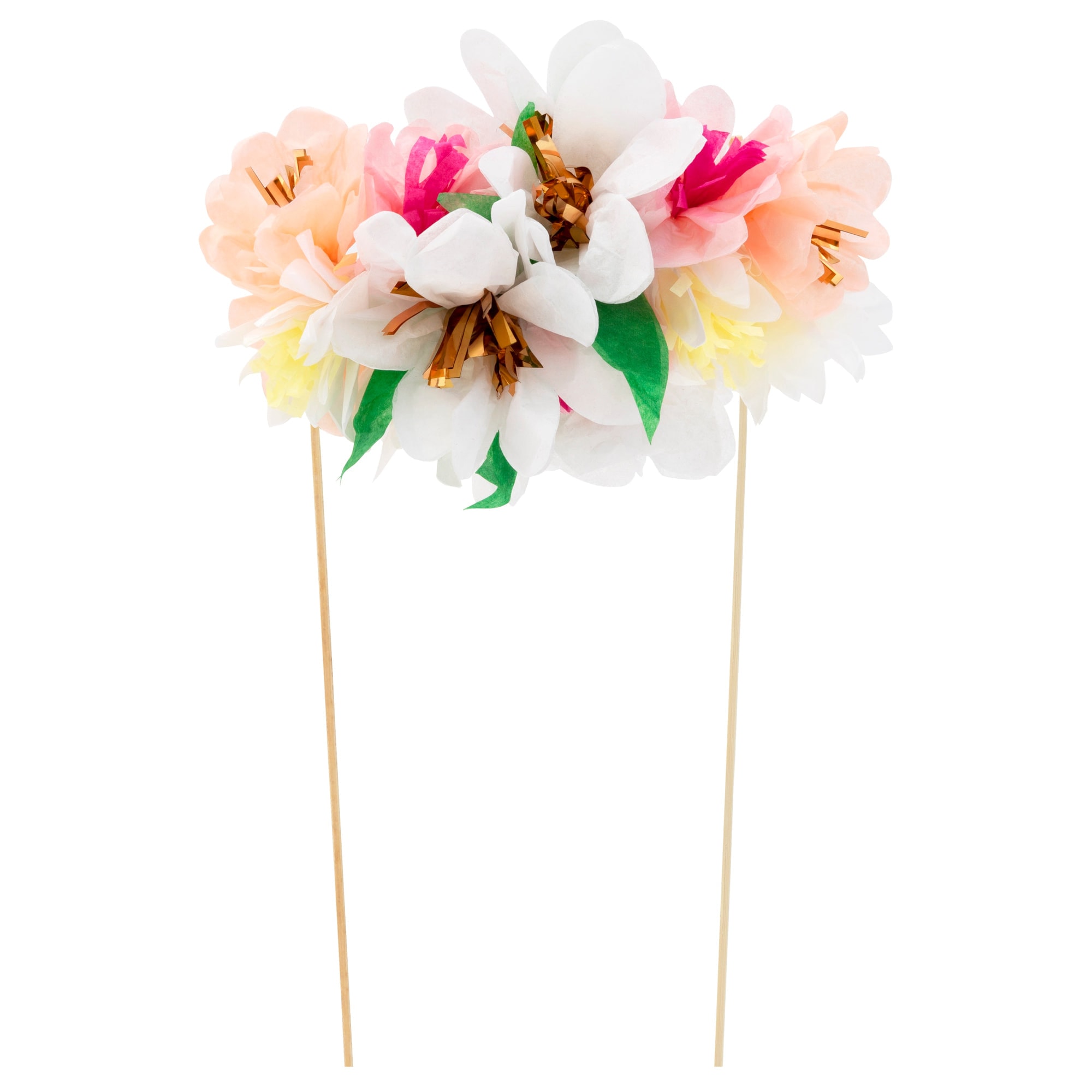 Flower Bouquet Cake Topper - Çiçek Buketi Pasta Süsü