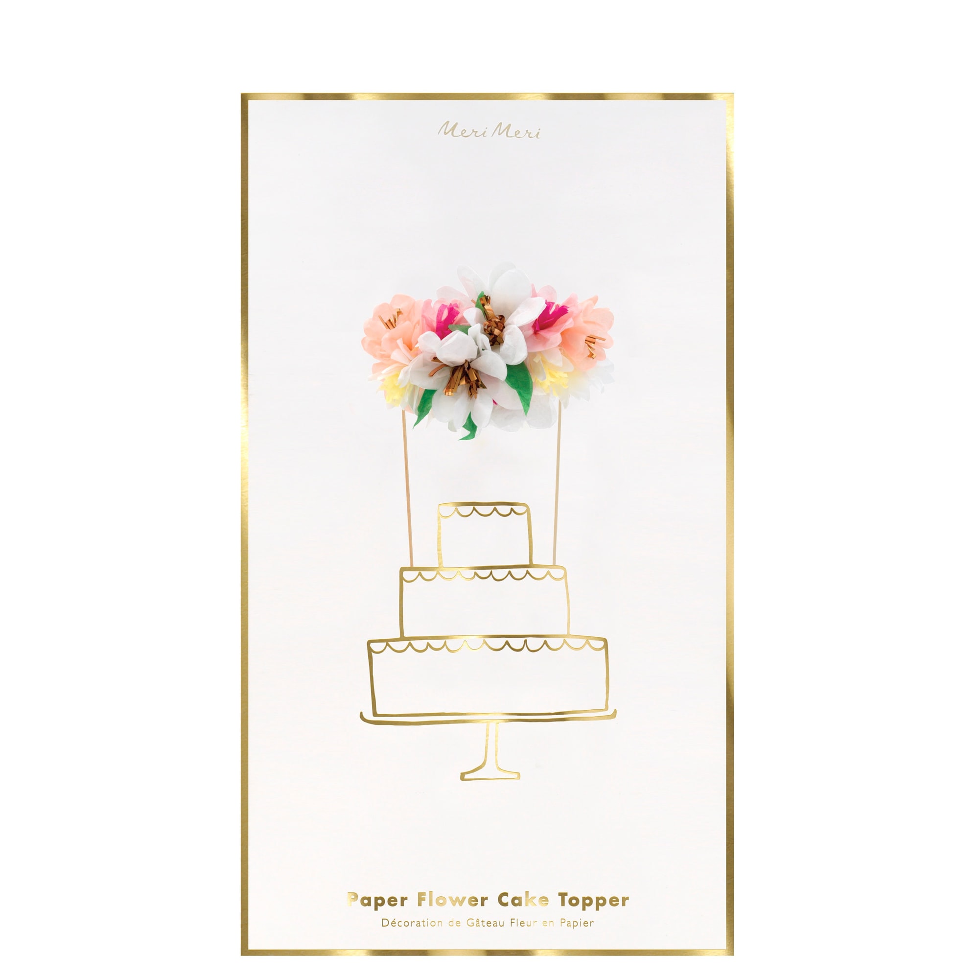 Flower Bouquet Cake Topper - Çiçek Buketi Pasta Süsü