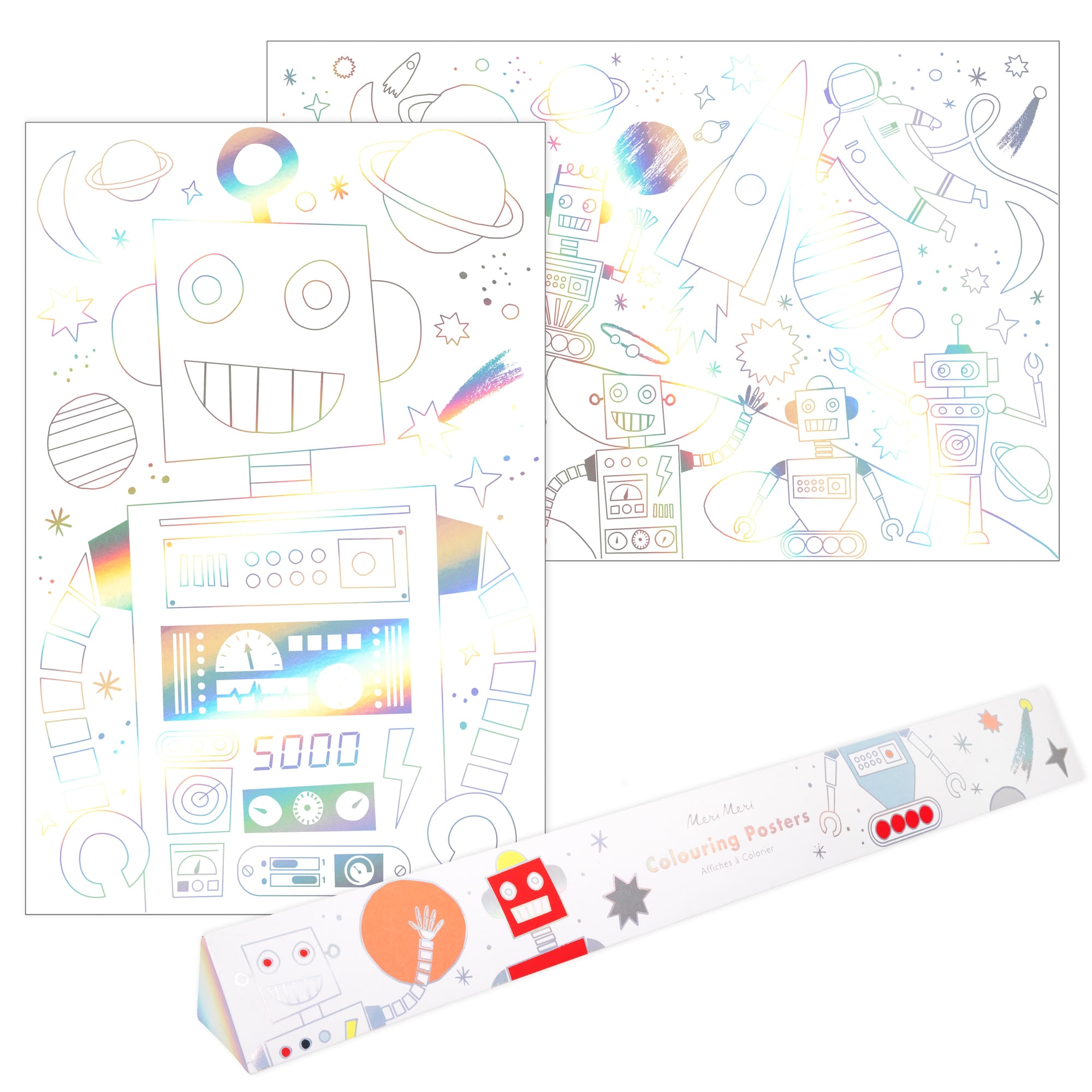 Space Colouring Posters - Uzay Boyamalı Poster