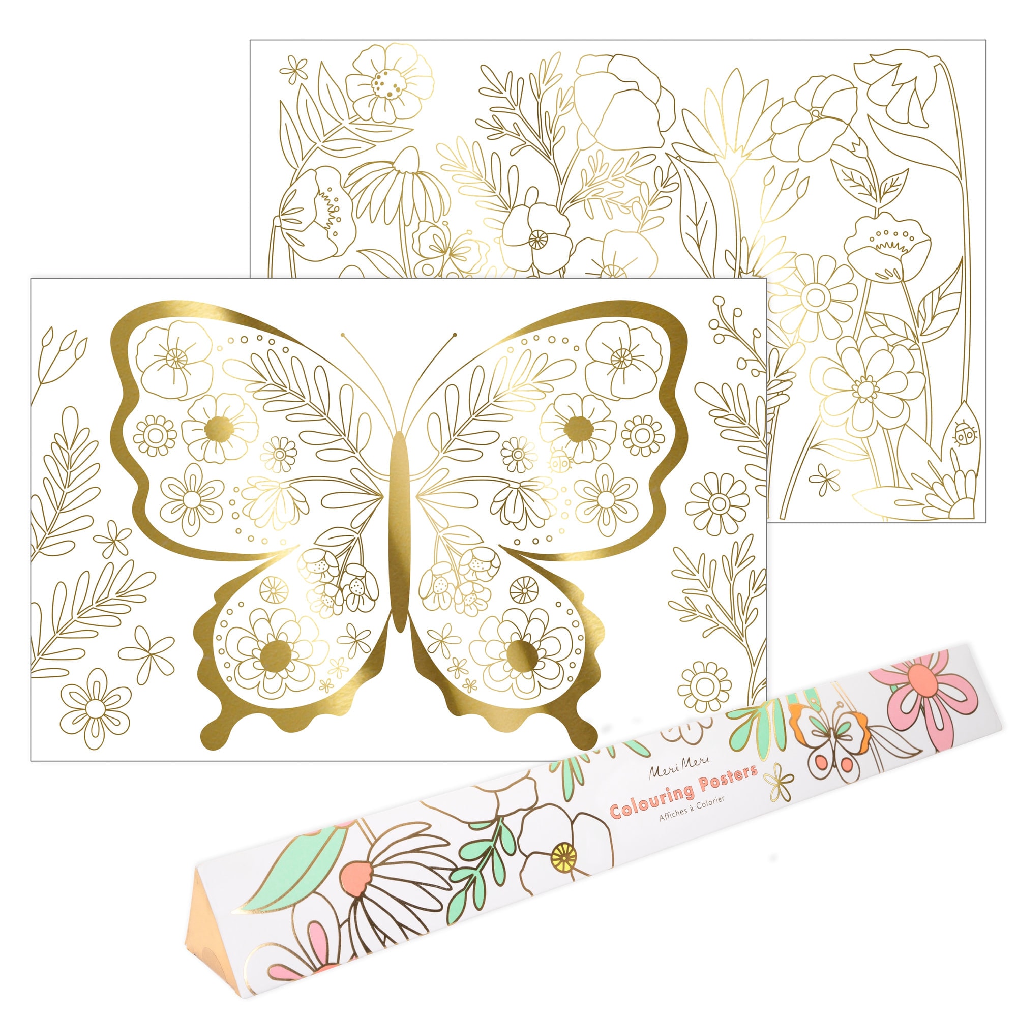 Butterfly Colouring Posters - Kelebek Boyamalı Poster