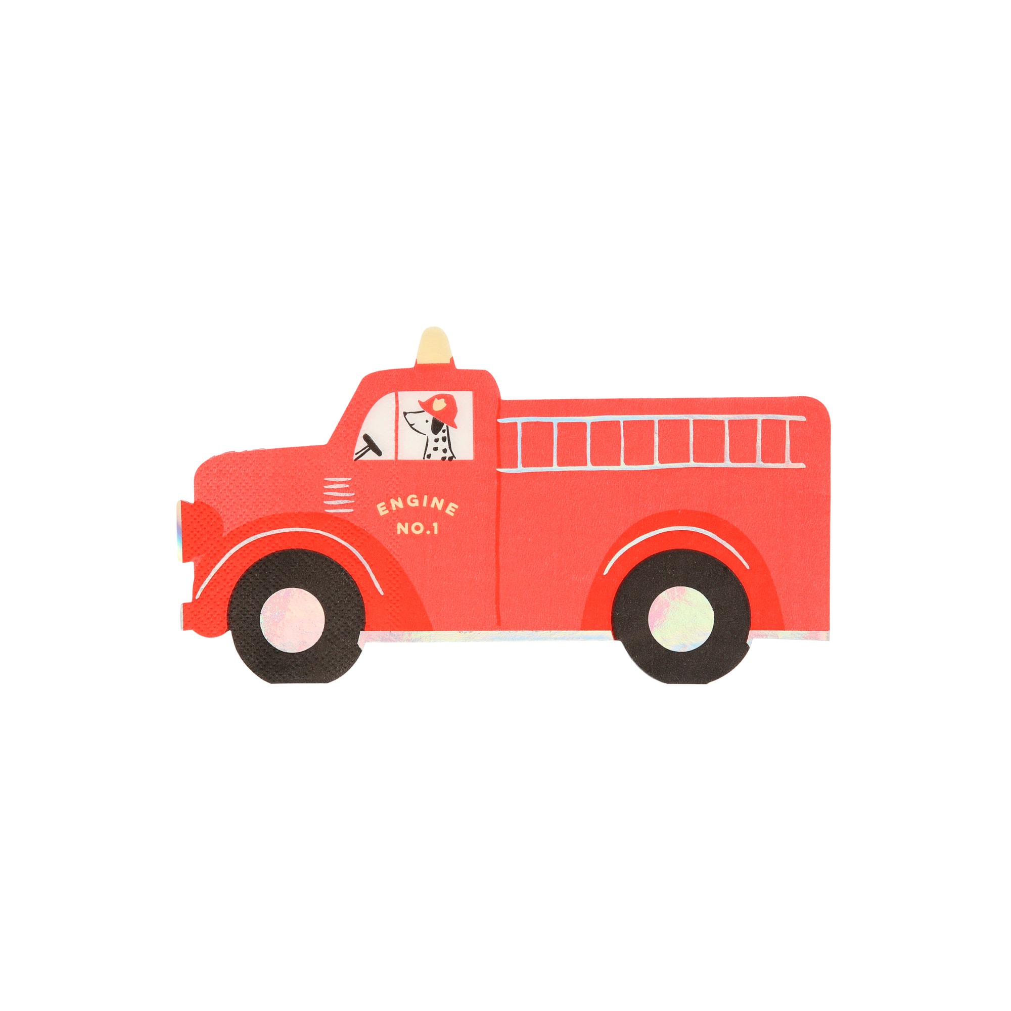 Fire Truck Napkins - İtfaiye Kamyonu Peçete - 16'lı