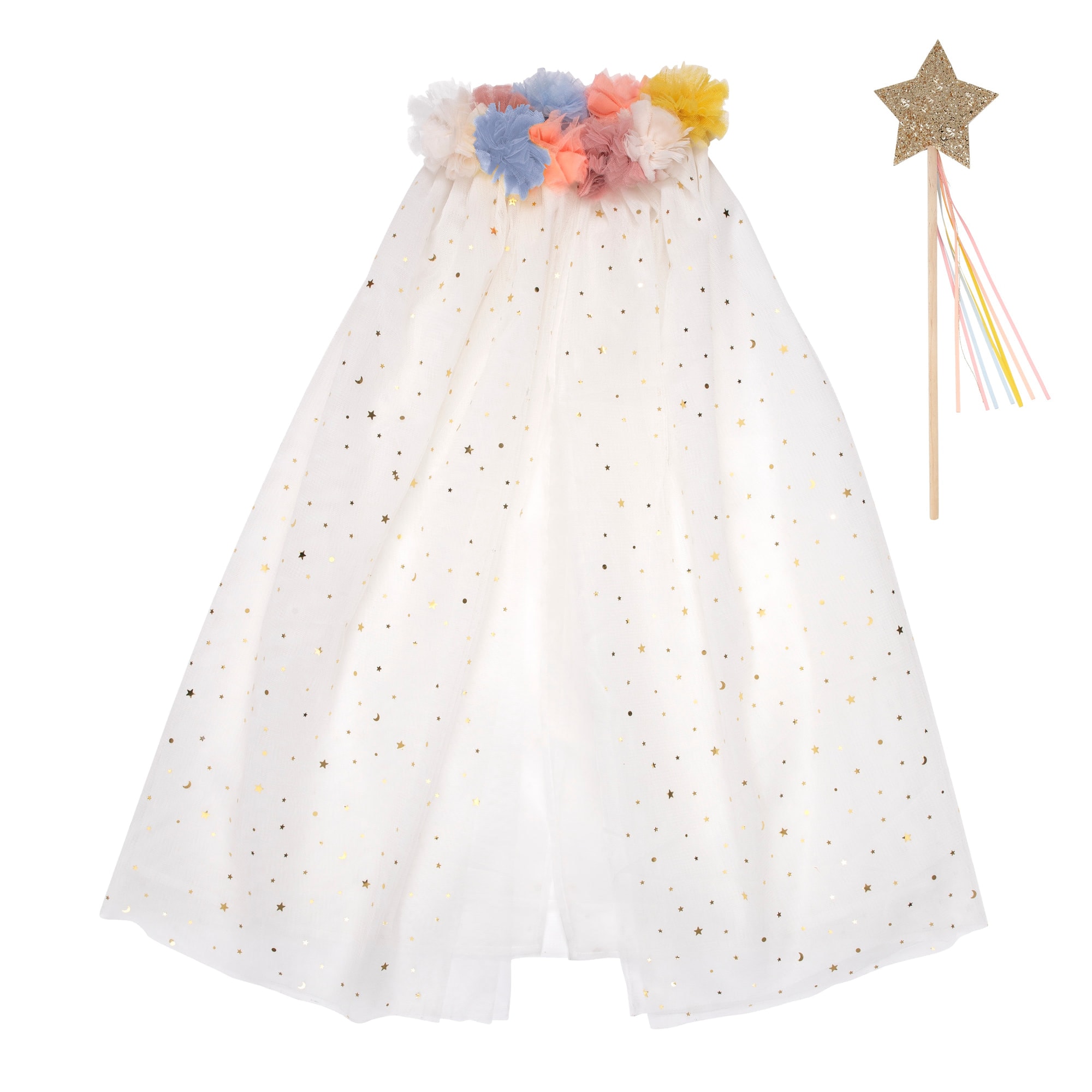 Pom Pom Collar Cape - Ponponlu Pelerin Kostüm
