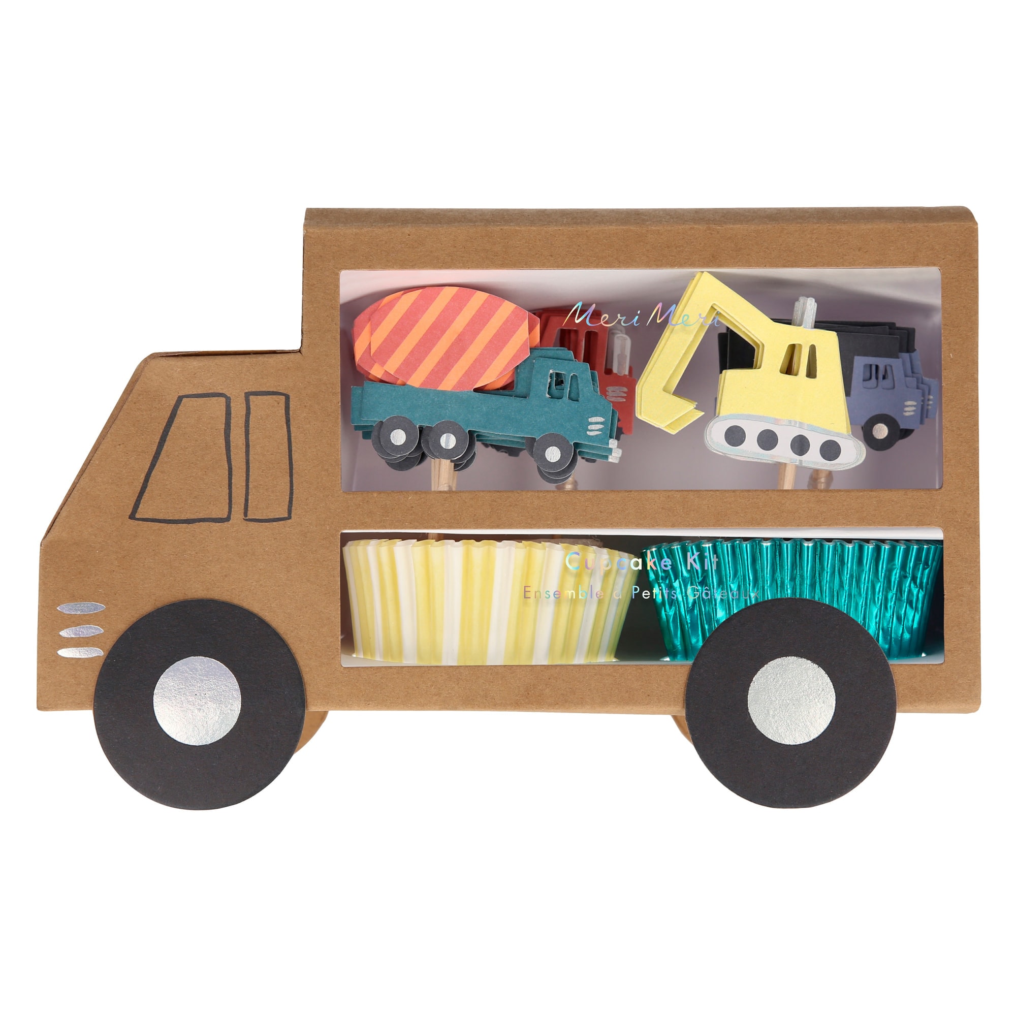 Construction Cupcake Kit - İnşaat Cupcake Kit