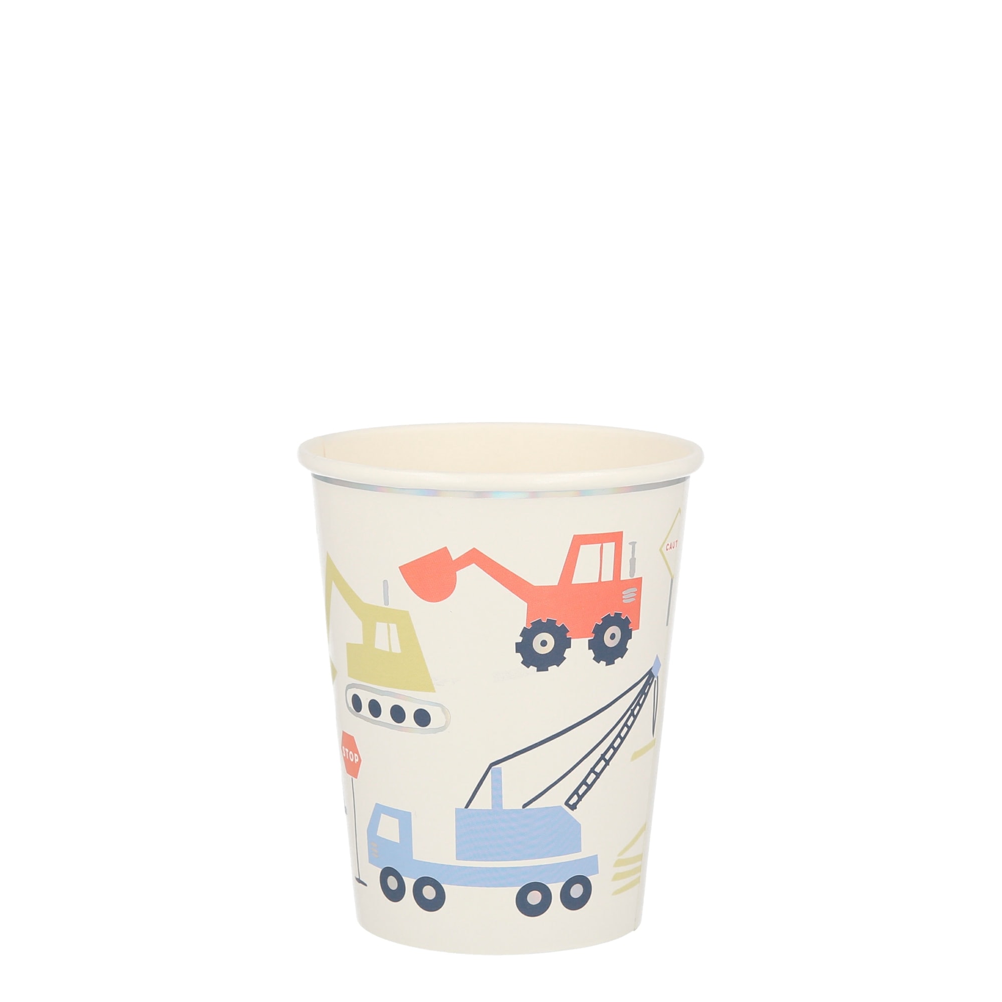 Construction Cups - İnşaat Bardaklar - 8'li