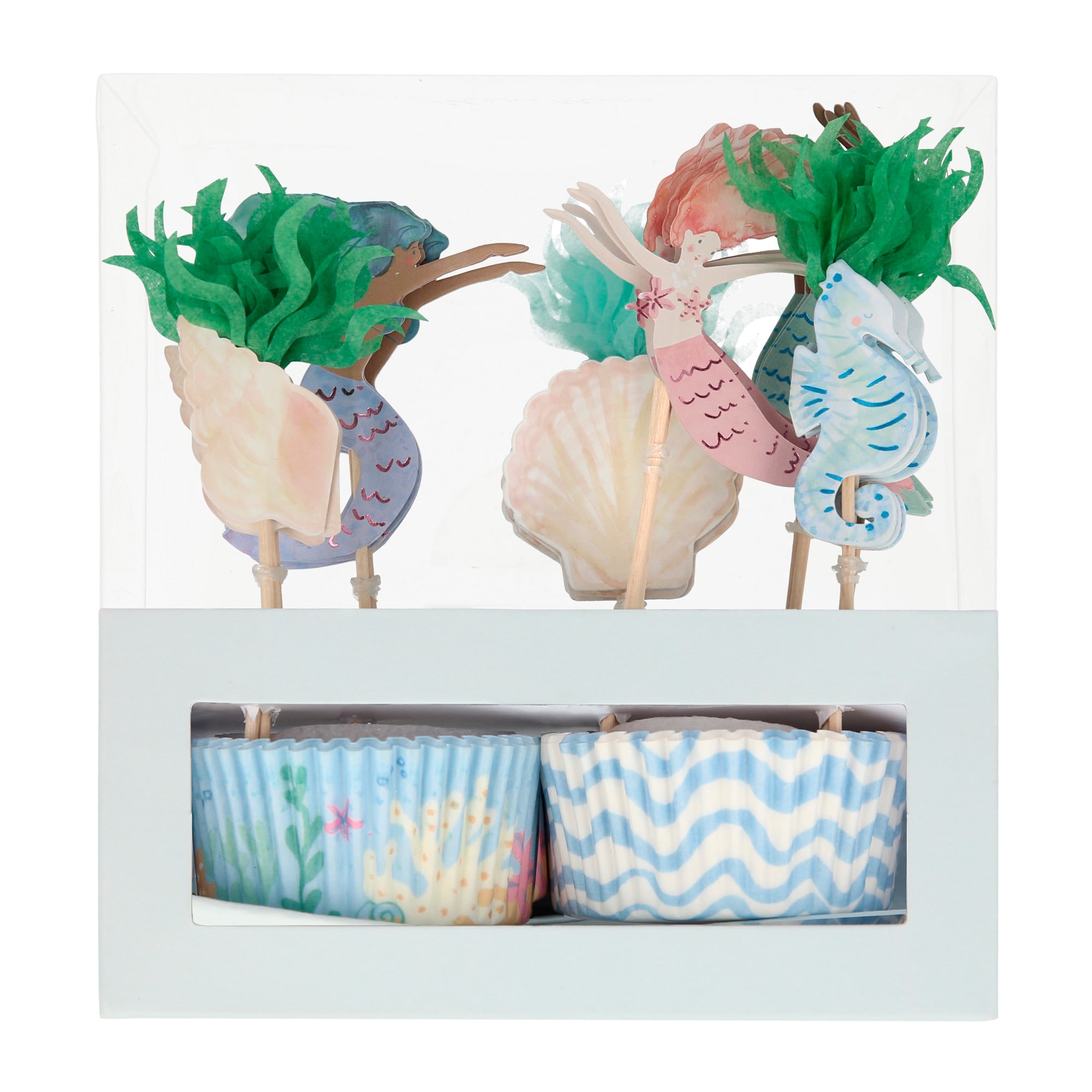 Mermaid Cupcake Kit - Deniz Kızı Cupcake Kit