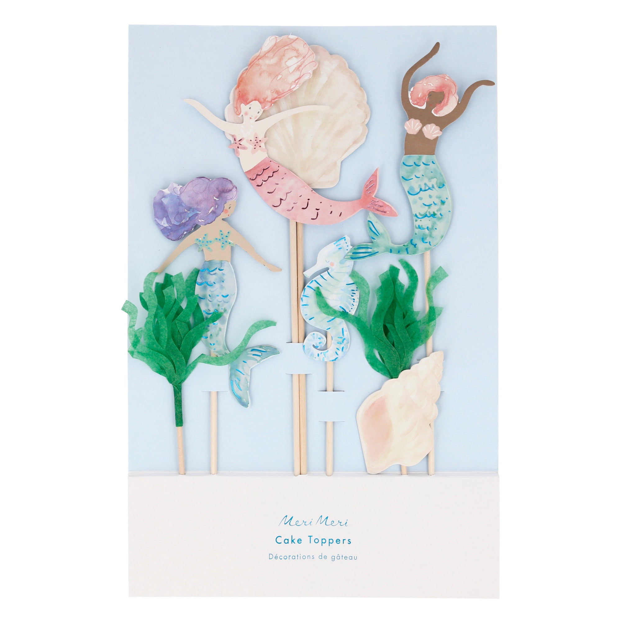 Mermaid Cake Toppers - Deniz Kızı Pasta Süsleri