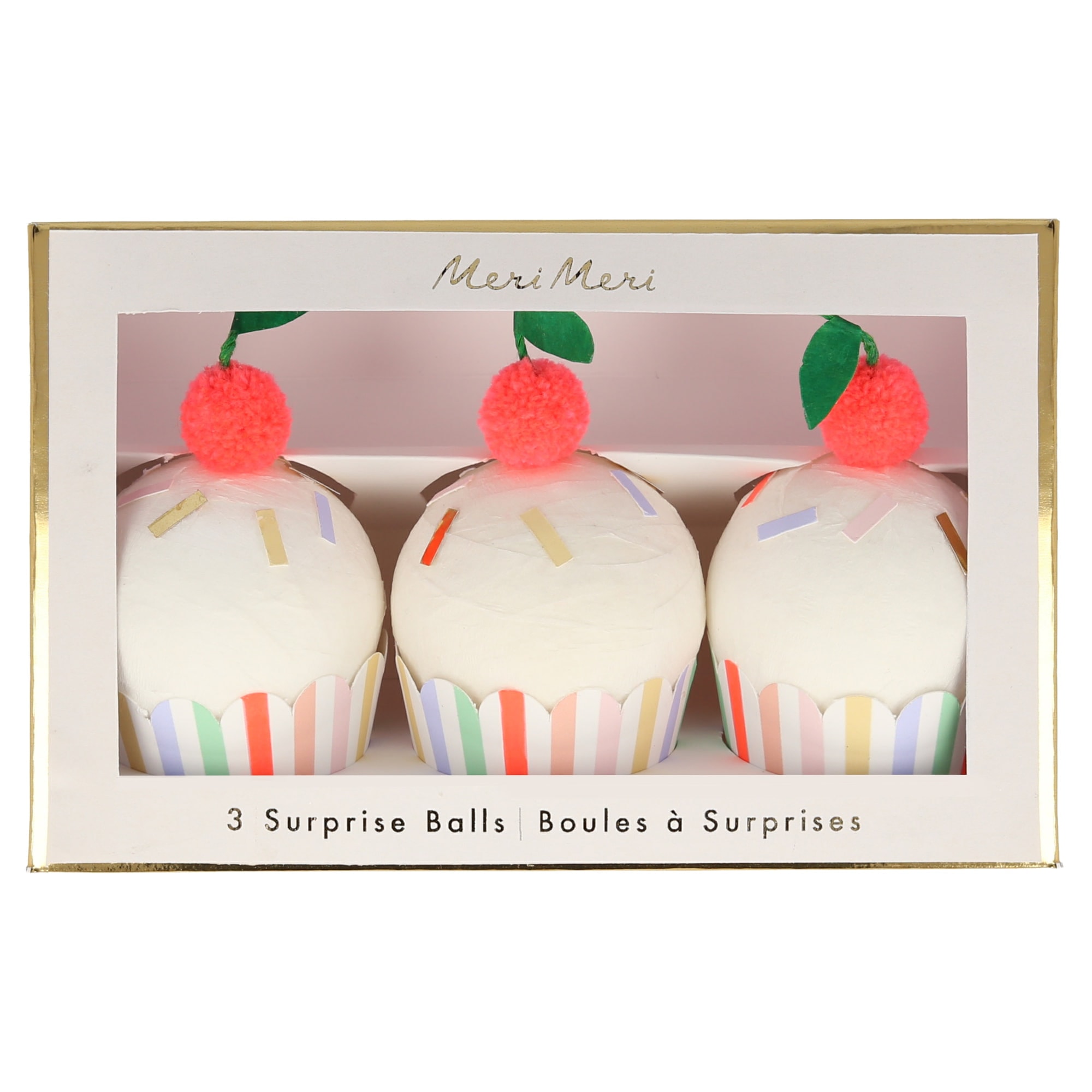 Cupcake Surprise Balls - Cupcake Sürpriz Toplar - 3lü