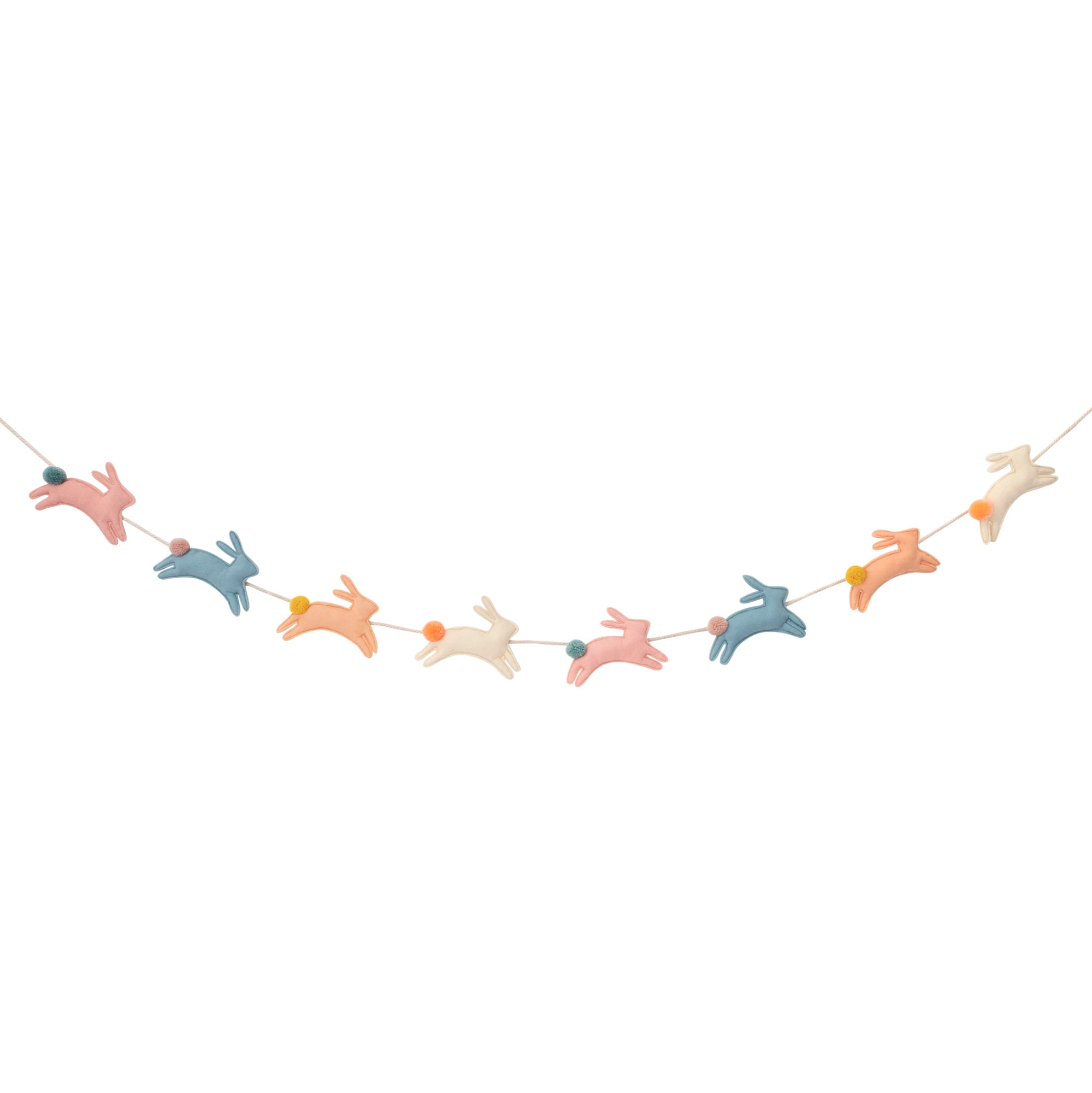 Felt Bunny Garland - Tavşan Asılan Süs