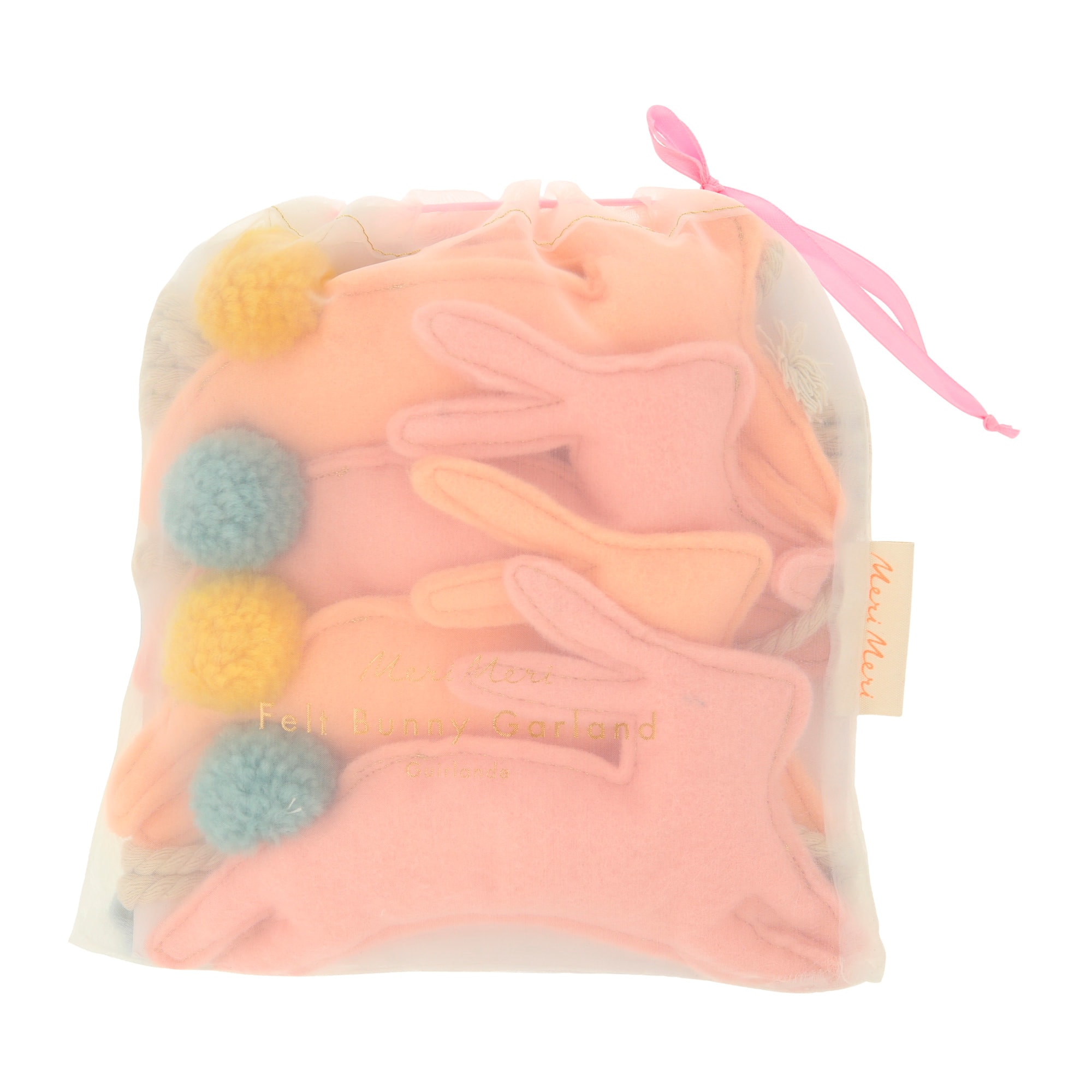 Felt Bunny Garland - Tavşan Asılan Süs