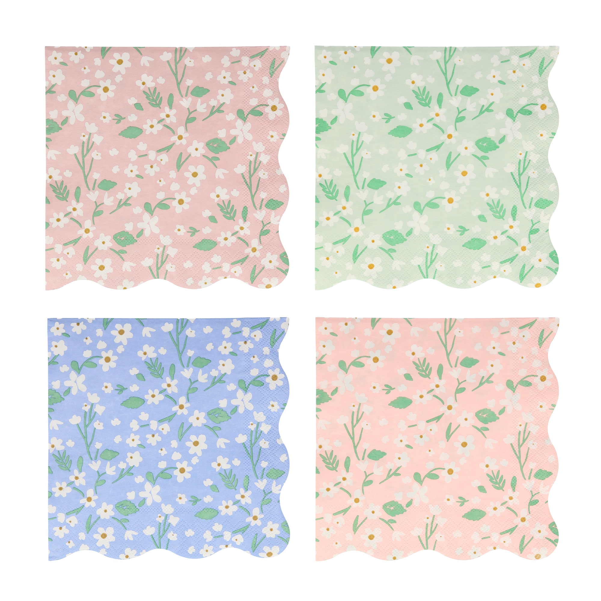 Ditsy Floral Napkins - Çiçekli Peçeteler - L - 20'li