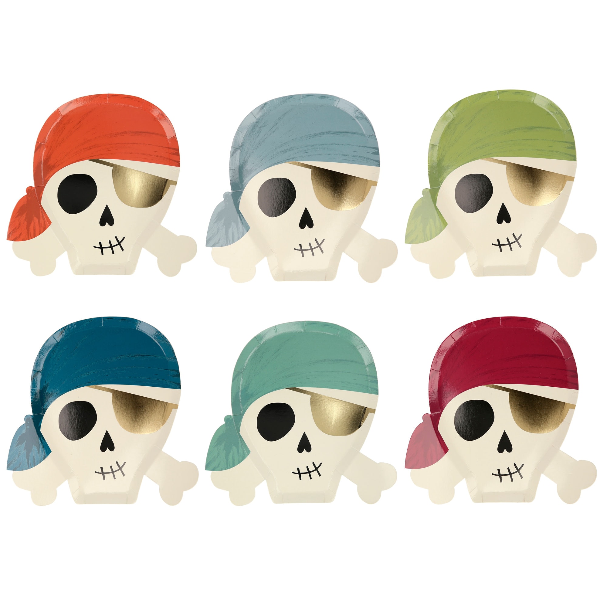 Pirate Plates - Korsan Tabaklar - 8'li
