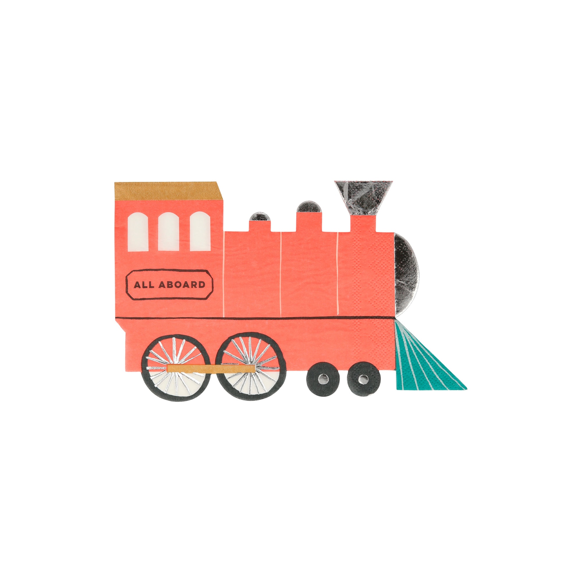 Train Napkin - Tren Peçete - 16'lı