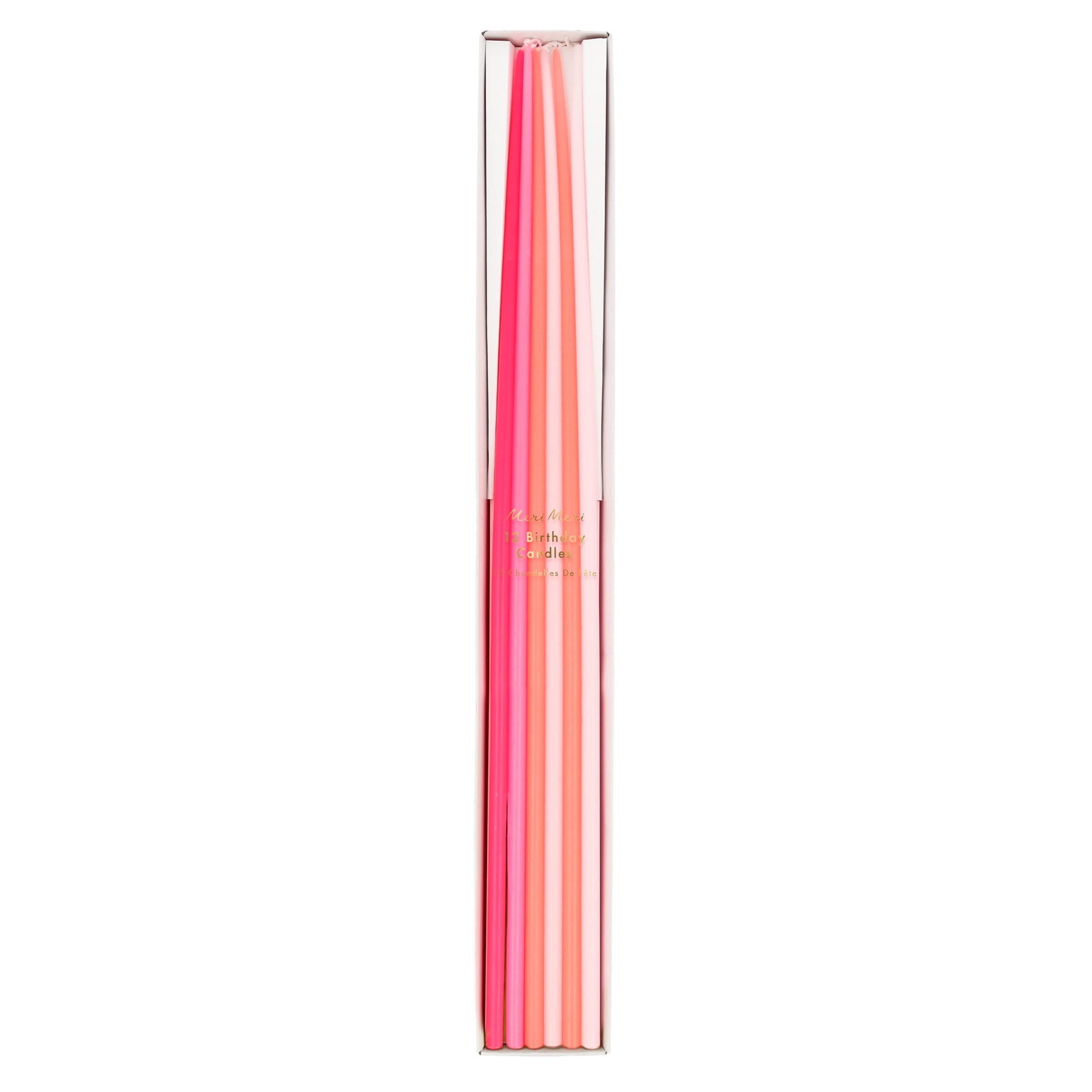 Pink Tall Tapered Candles - Pembe Uzun Mumlar