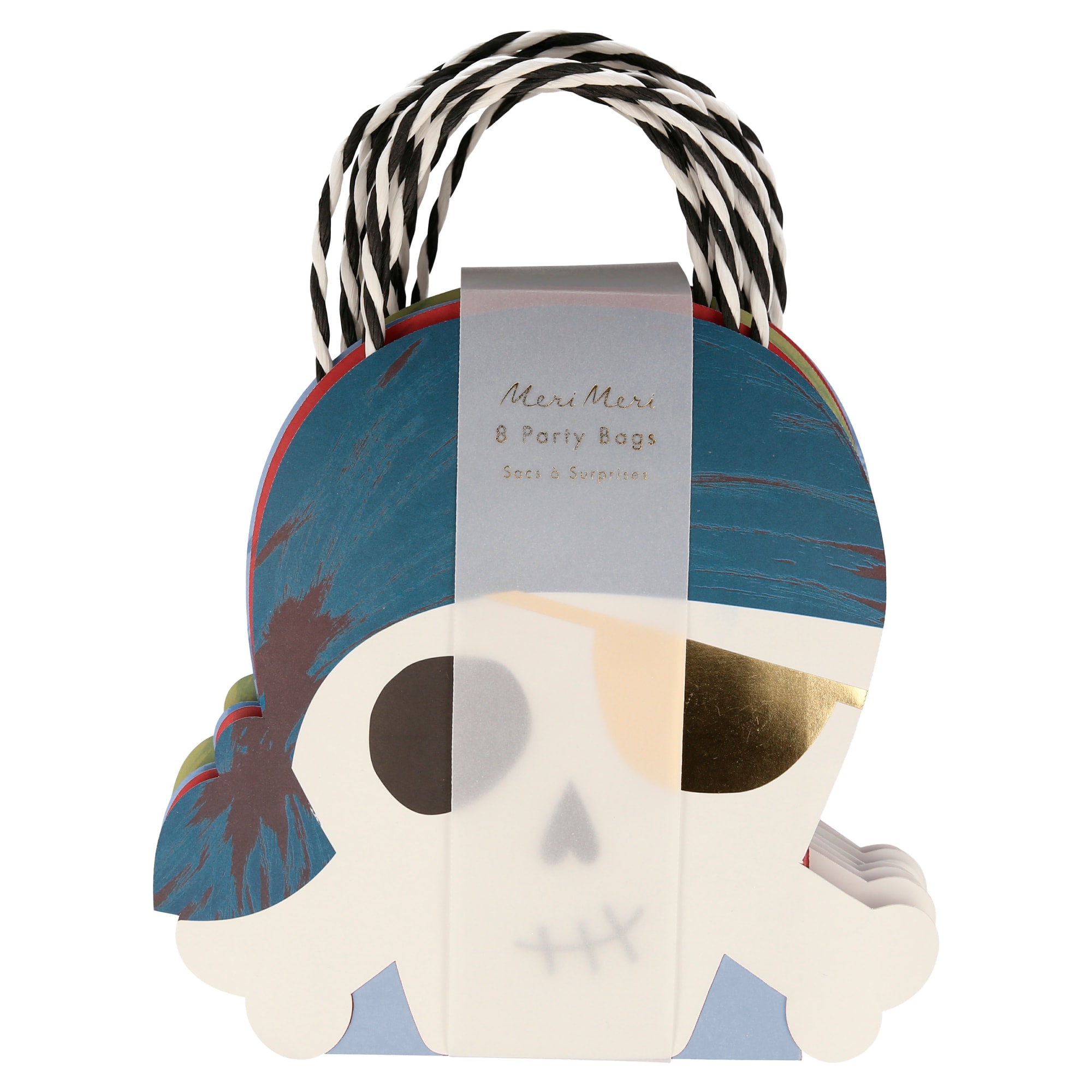 Pirate Party Bags - Korsan Parti Çantaları - 8'li