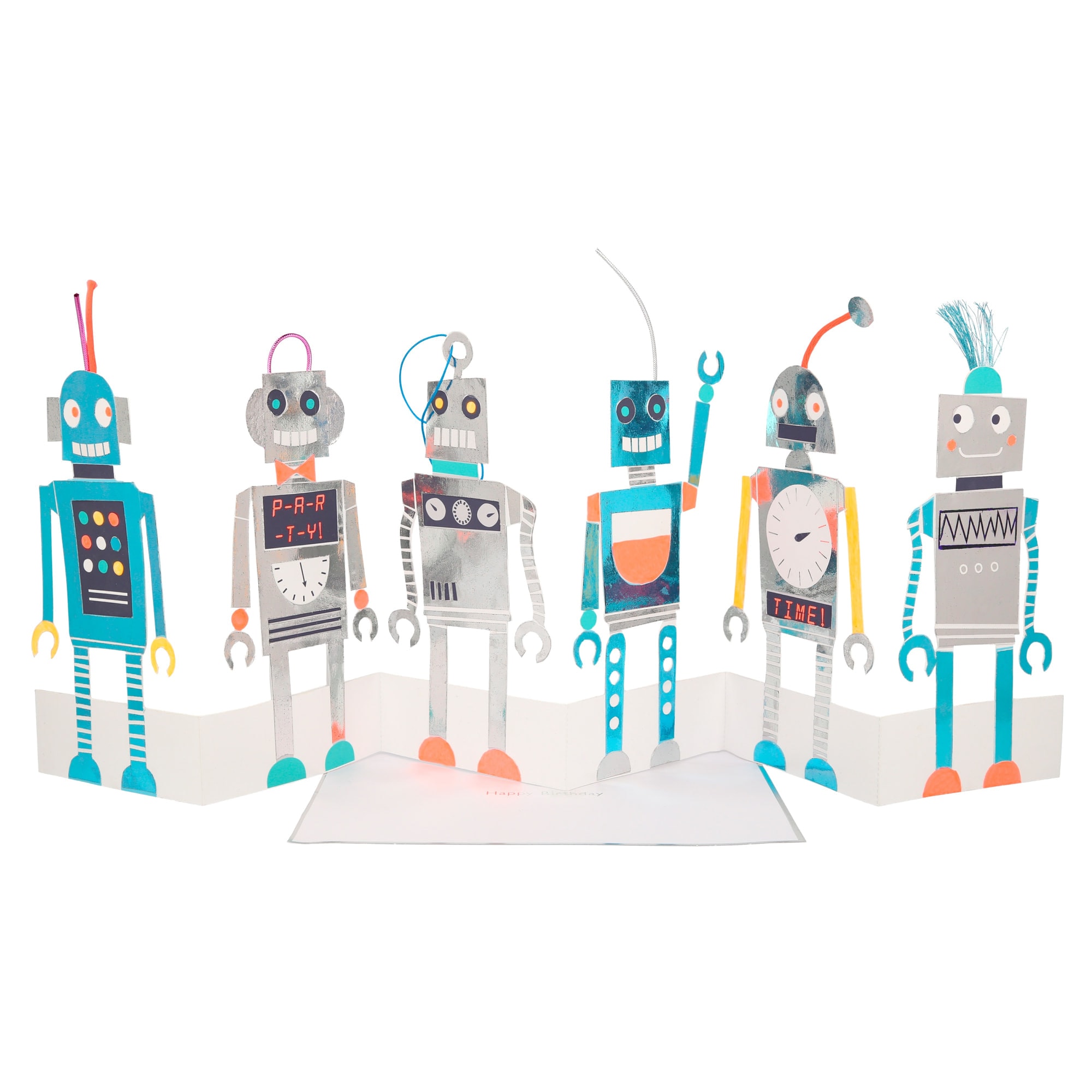 Robot Card - Robot Tebrik Kartı