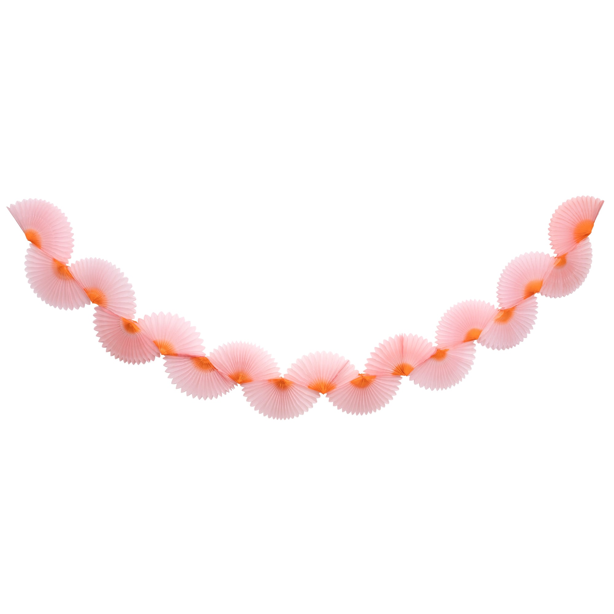 Pink Honeycomb Fan Garland - Pembe Petekli Yelpaze Asılan Süs