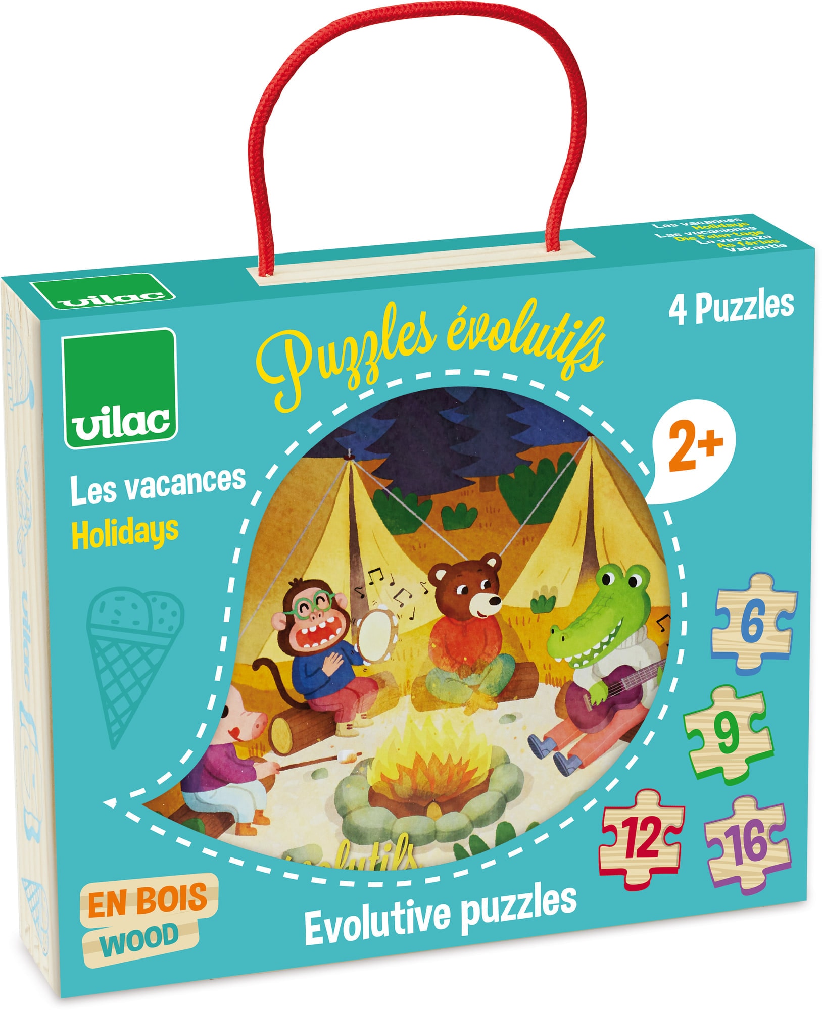 Ahşap Puzzle Seti - Tatil Mevsimleri