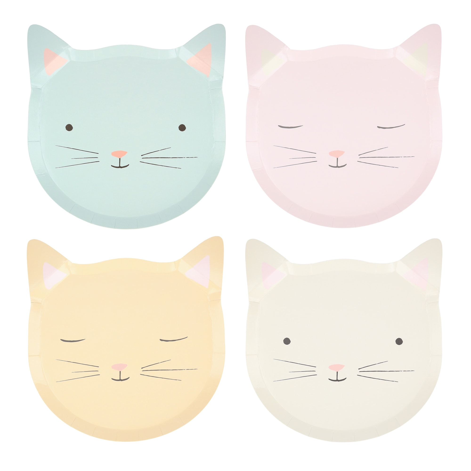 Cat Plates - Kedi Tabaklar - 8'li