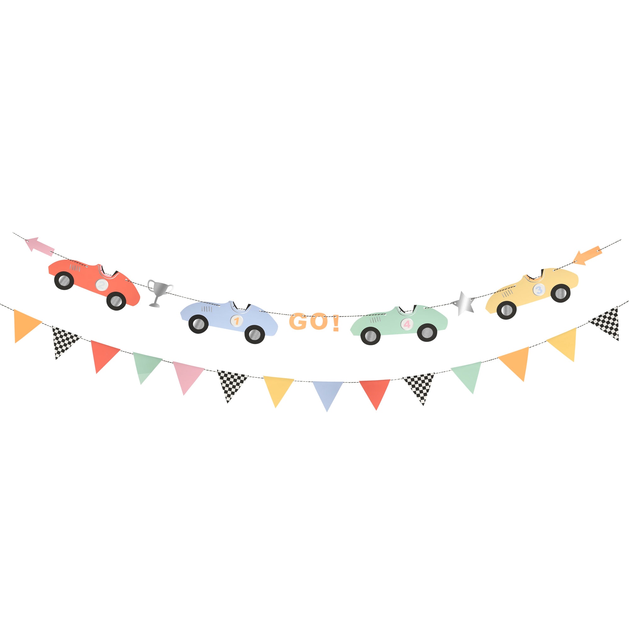 Race Cars Garland - Yarış Arabaları Asılan Süs