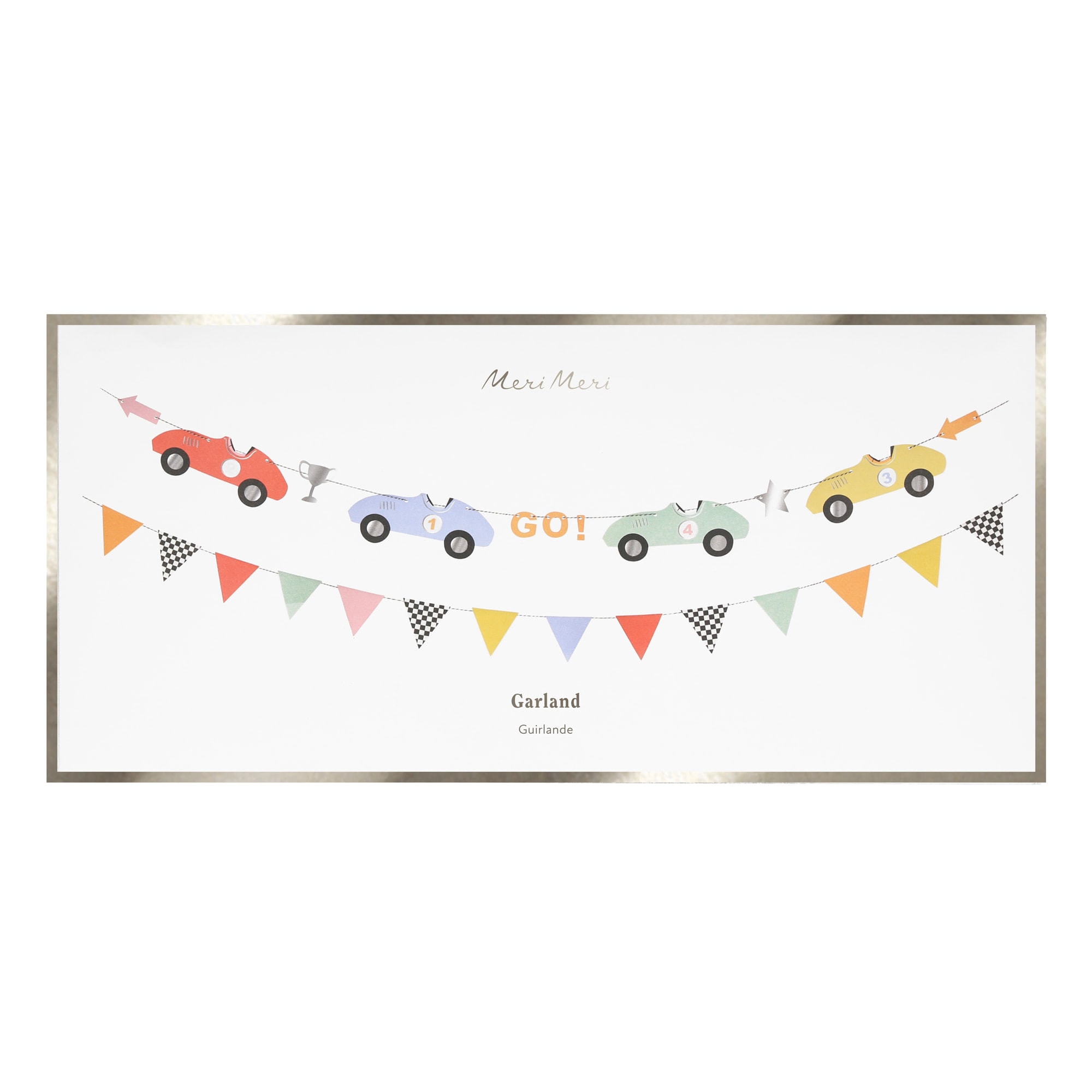 Race Cars Garland - Yarış Arabaları Asılan Süs