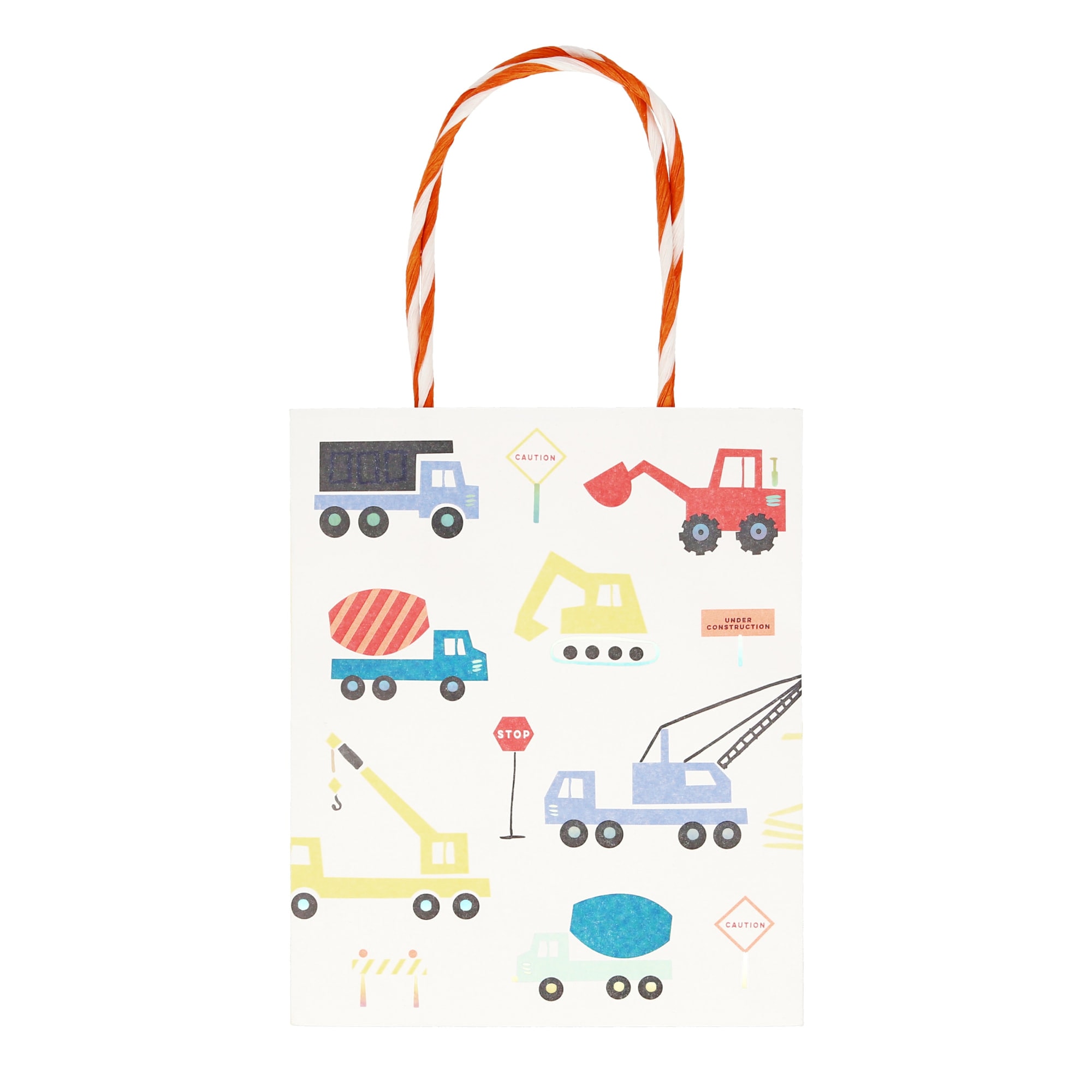Construction Party Bag - İnşaat Parti Çantaları - 8'li