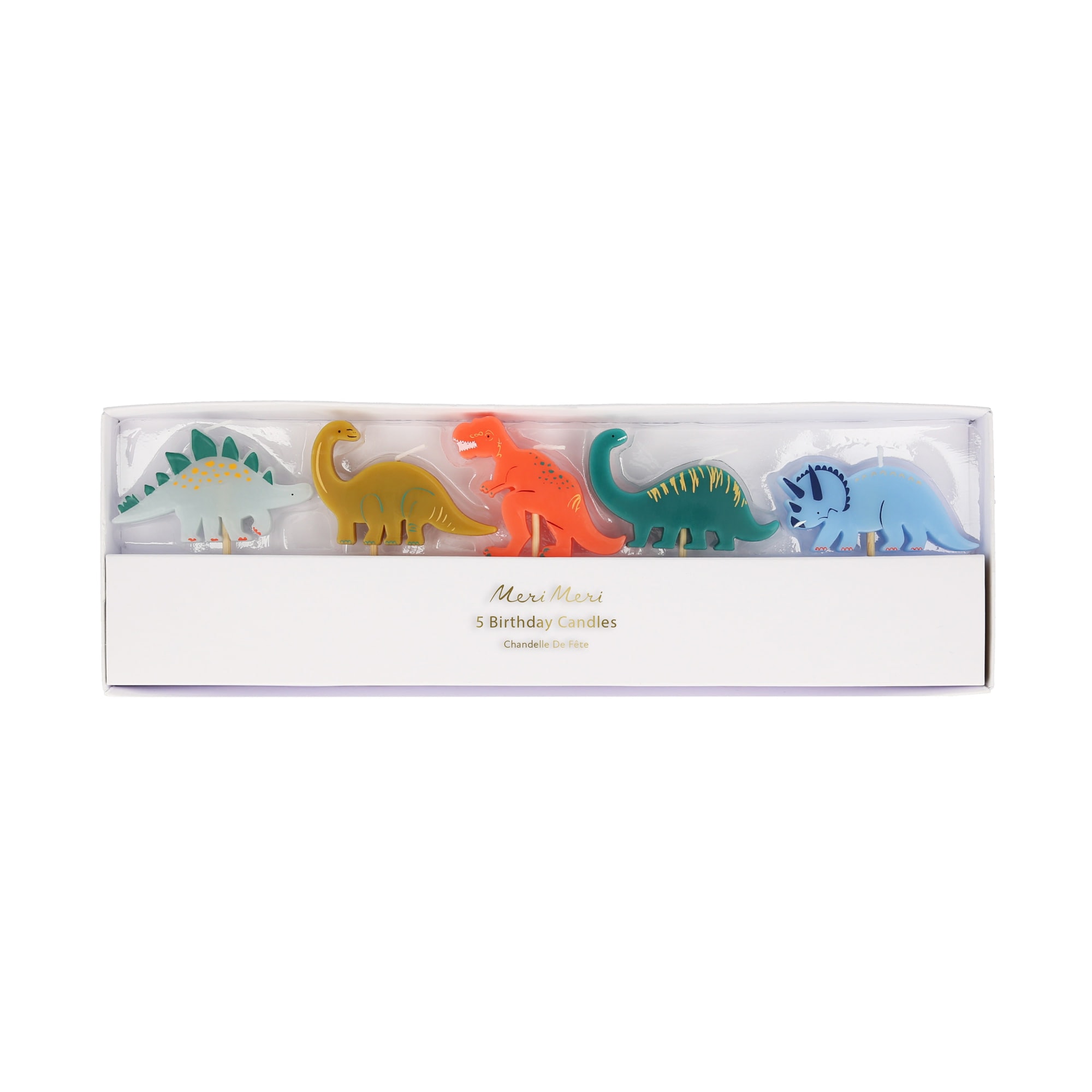 Mini Dino Candles - Mini Dinozor Mumlar - 5'li