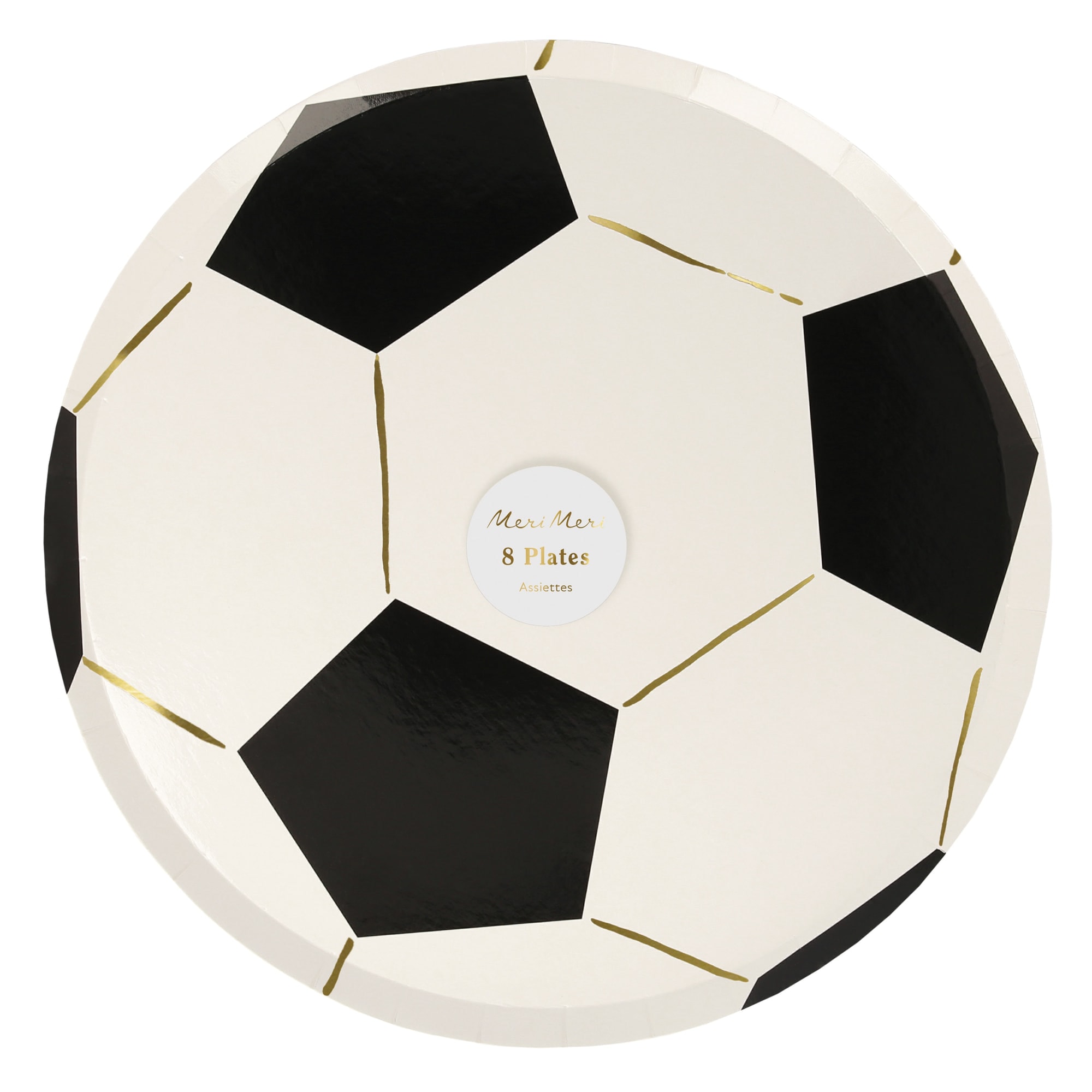 Soccer Plates - Futbol Tabaklar - 8'li