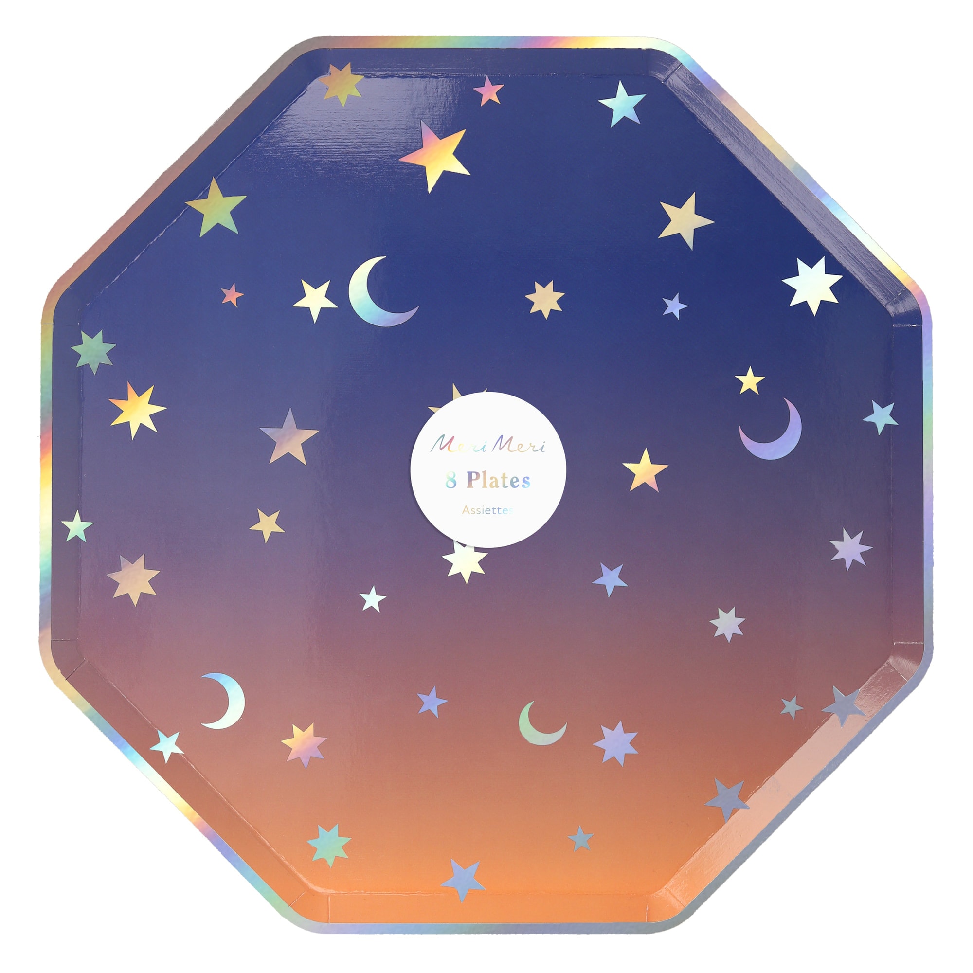 Making Magic Star Dinner Plates - Make Magic Yıldızlı Tabaklar (L) (8'li)