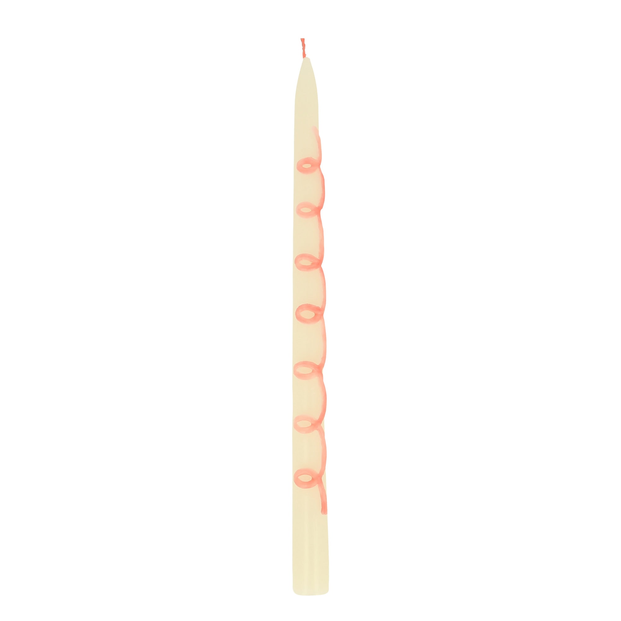 Pembe Desenli Mum - 2 Adet