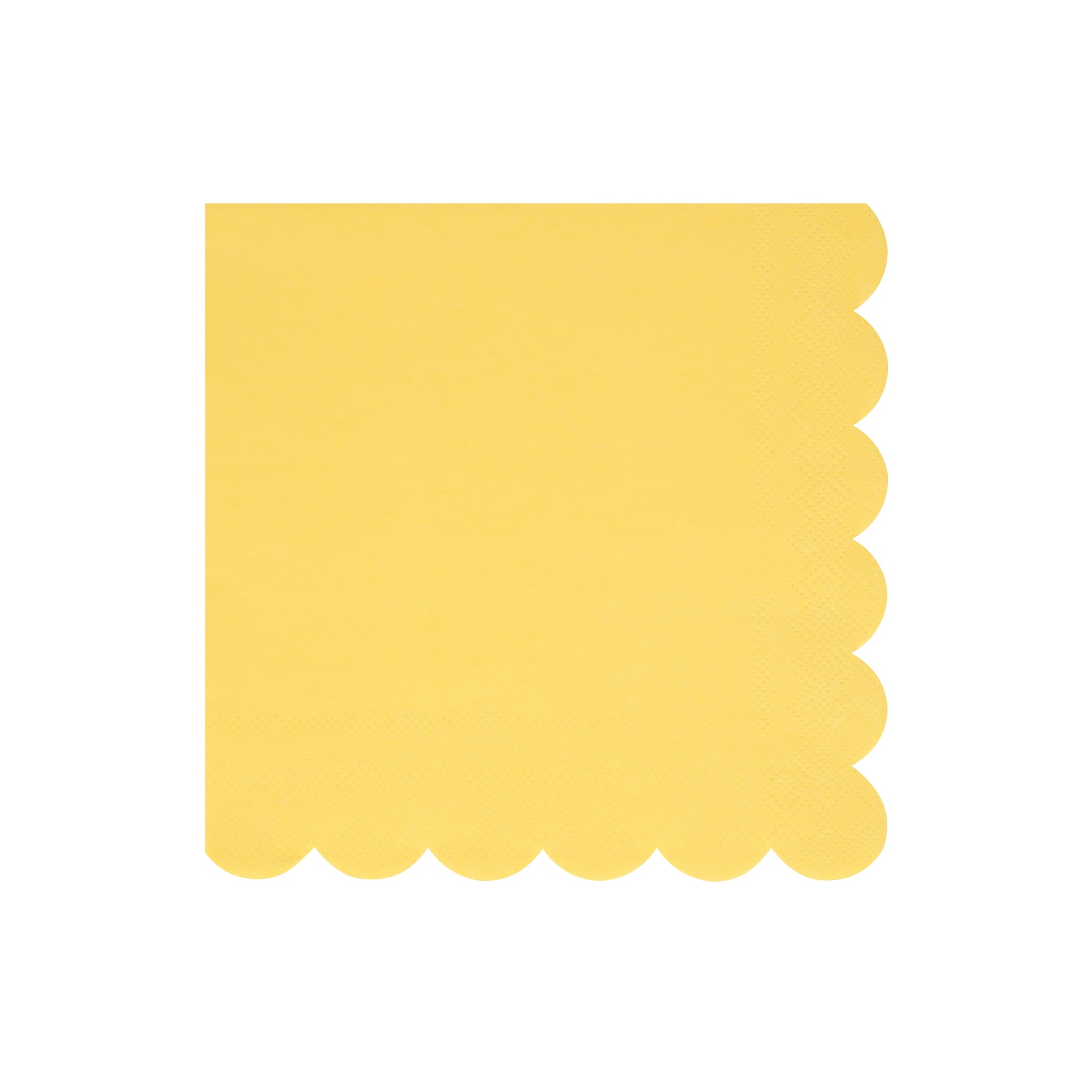 Lemon Sherbert Large Napkins - Limon Sorbe Peçeteler (x16)