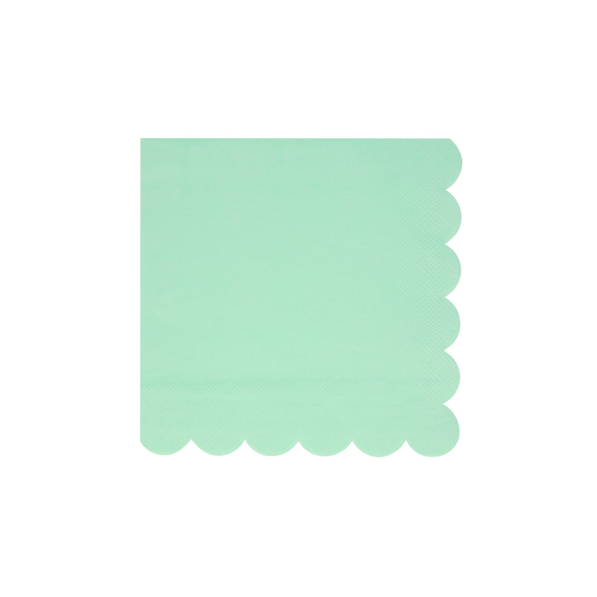 Sea Foam Green Large Napkins - Deniz Köpüğü Yeşili Peçeteler (S) (x16)
