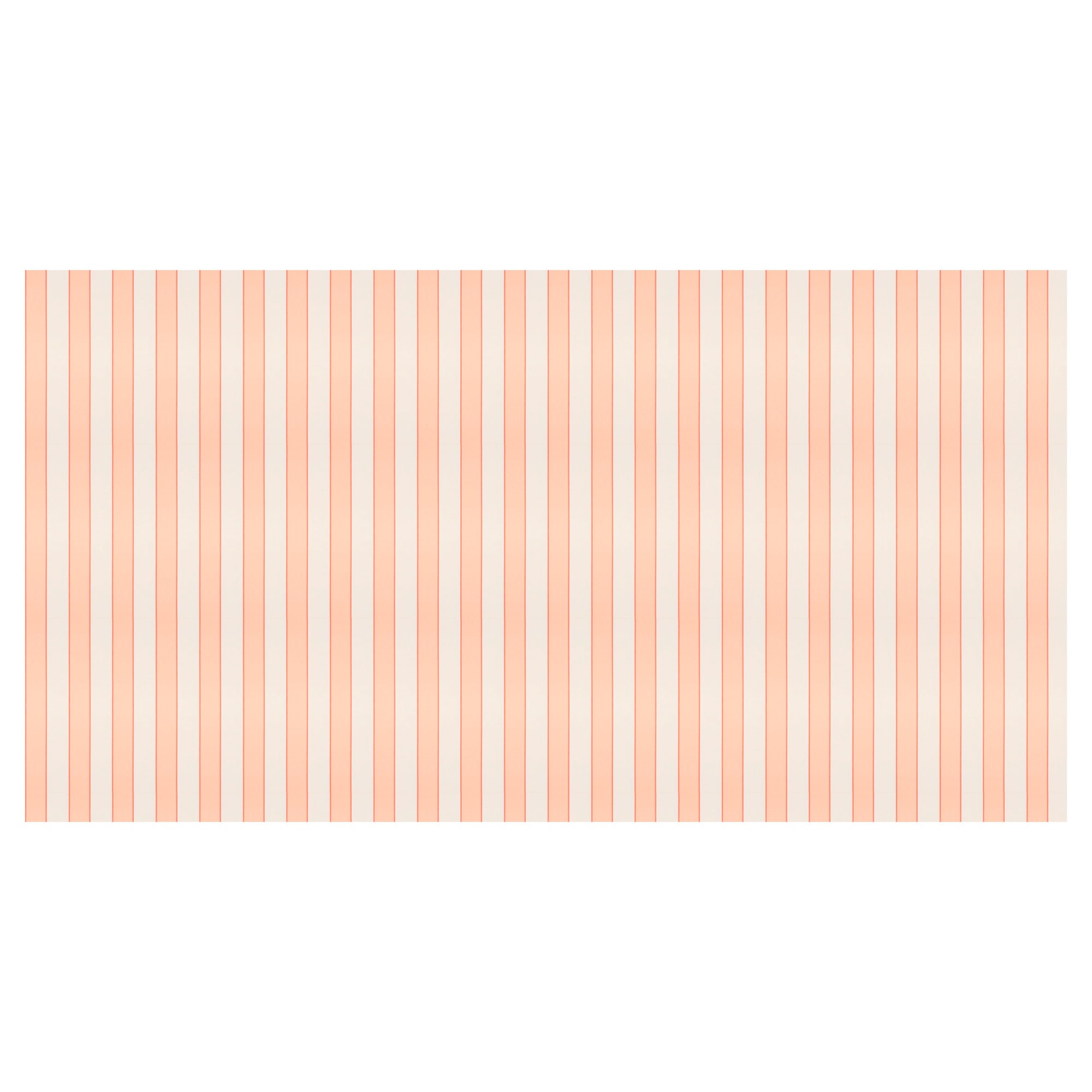 Peach Stripe Tablecloth - Şeftali Tonlu Çizgili Kağıt Masa Örtüsü