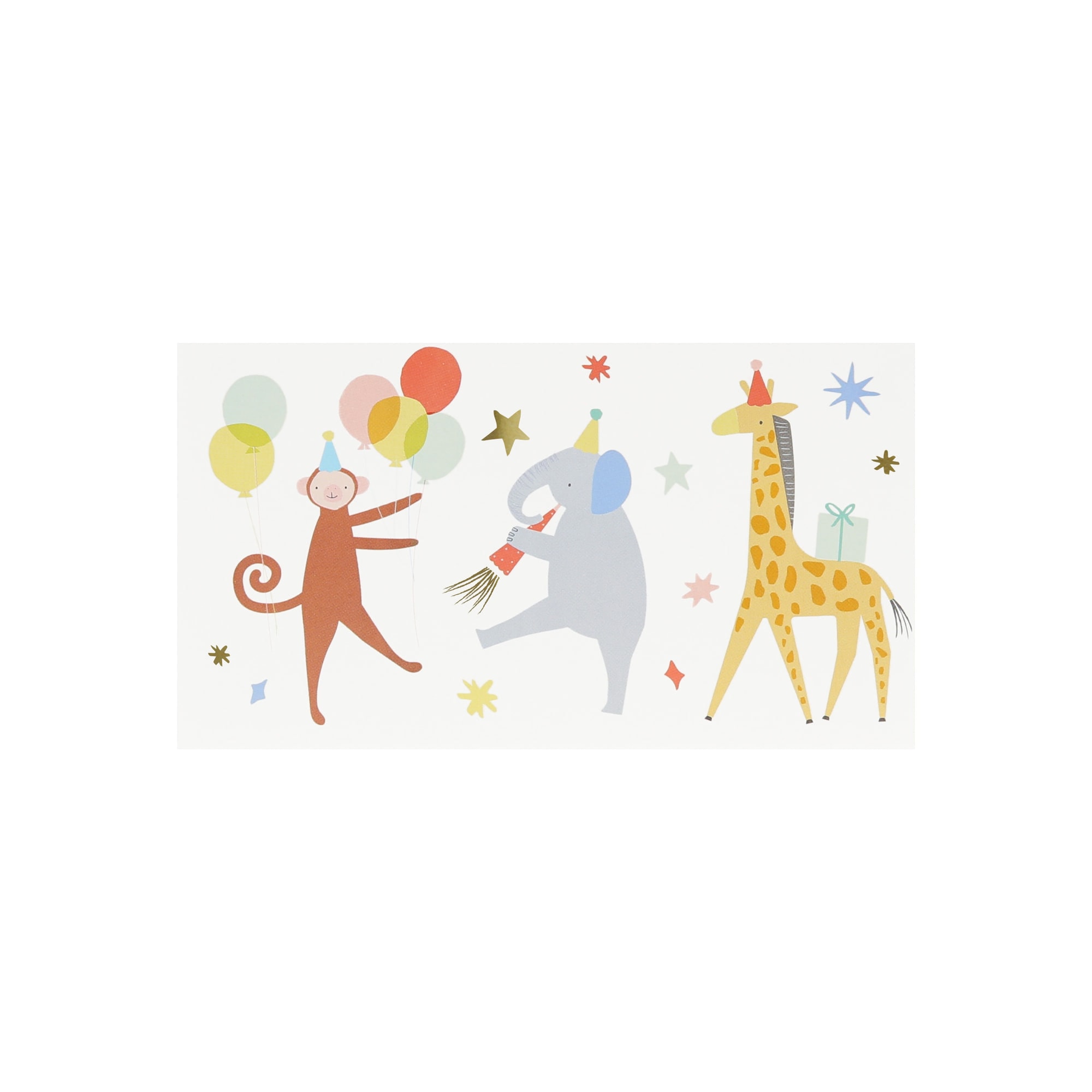 Animal Parade Temporary Tattoos - Hayvanlar Geçit Töreni Geçici Dövmeler (x2)