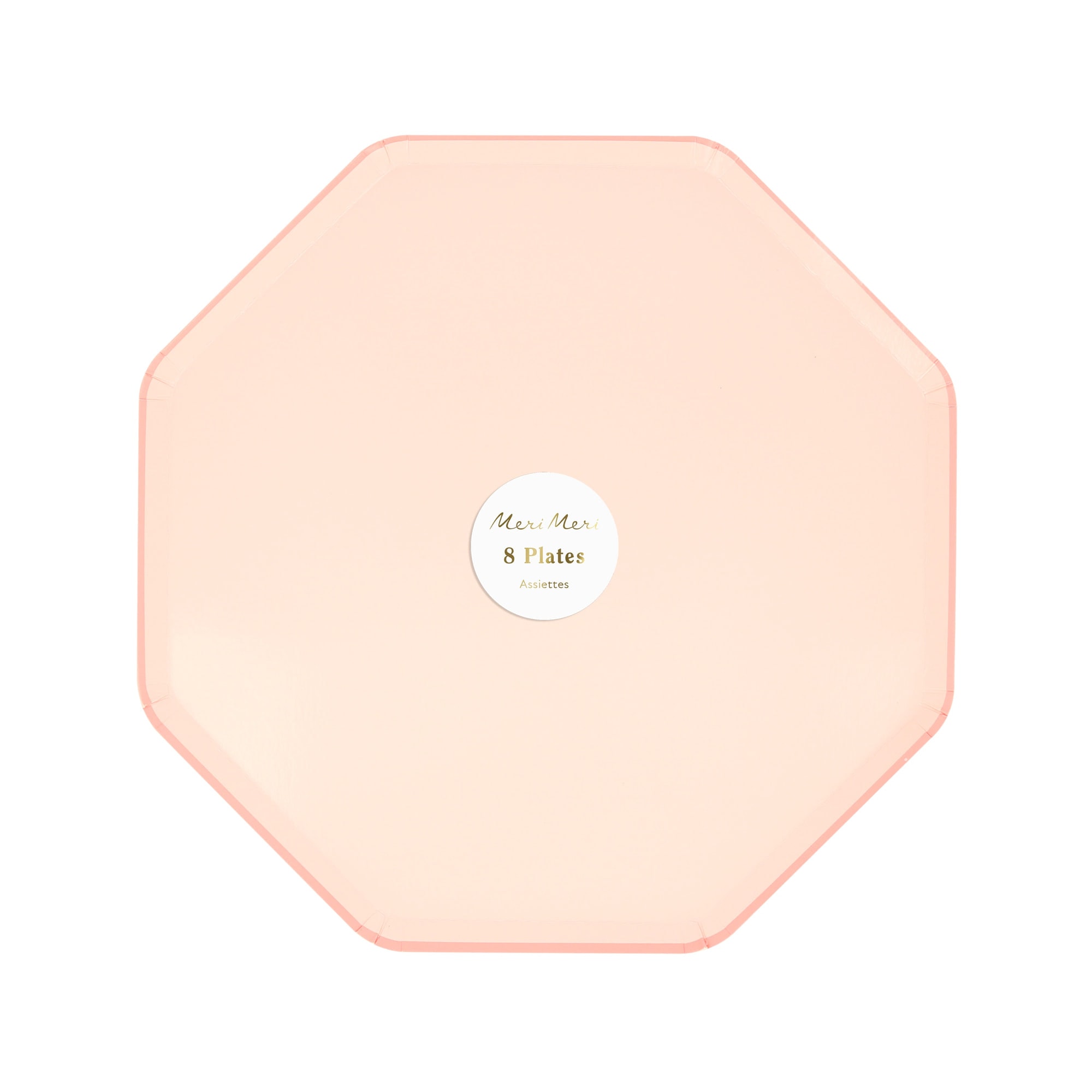 Ballet Slipper Pink Side Plates - Ballet Rengi Tabaklar (M) (x8)