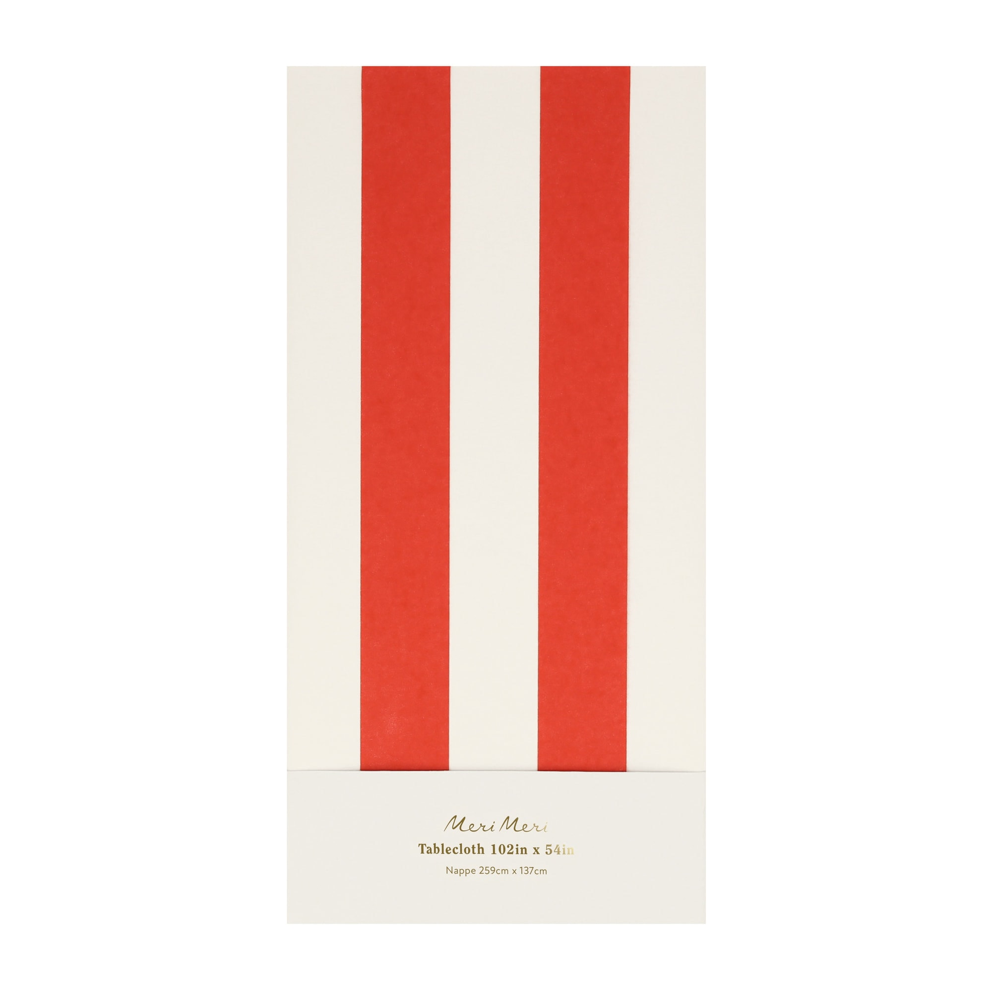 Red Striped Tablecloth - Kırmızı Çizgili Masa Örtüsü