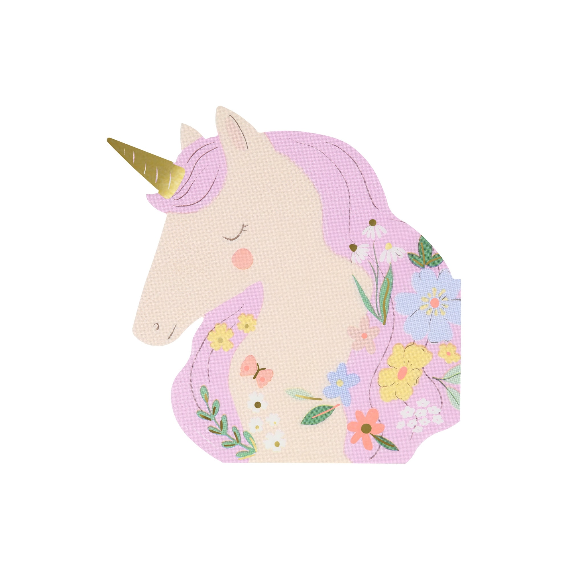 Unicorn Şekilli Peçeteler - 16 Adet