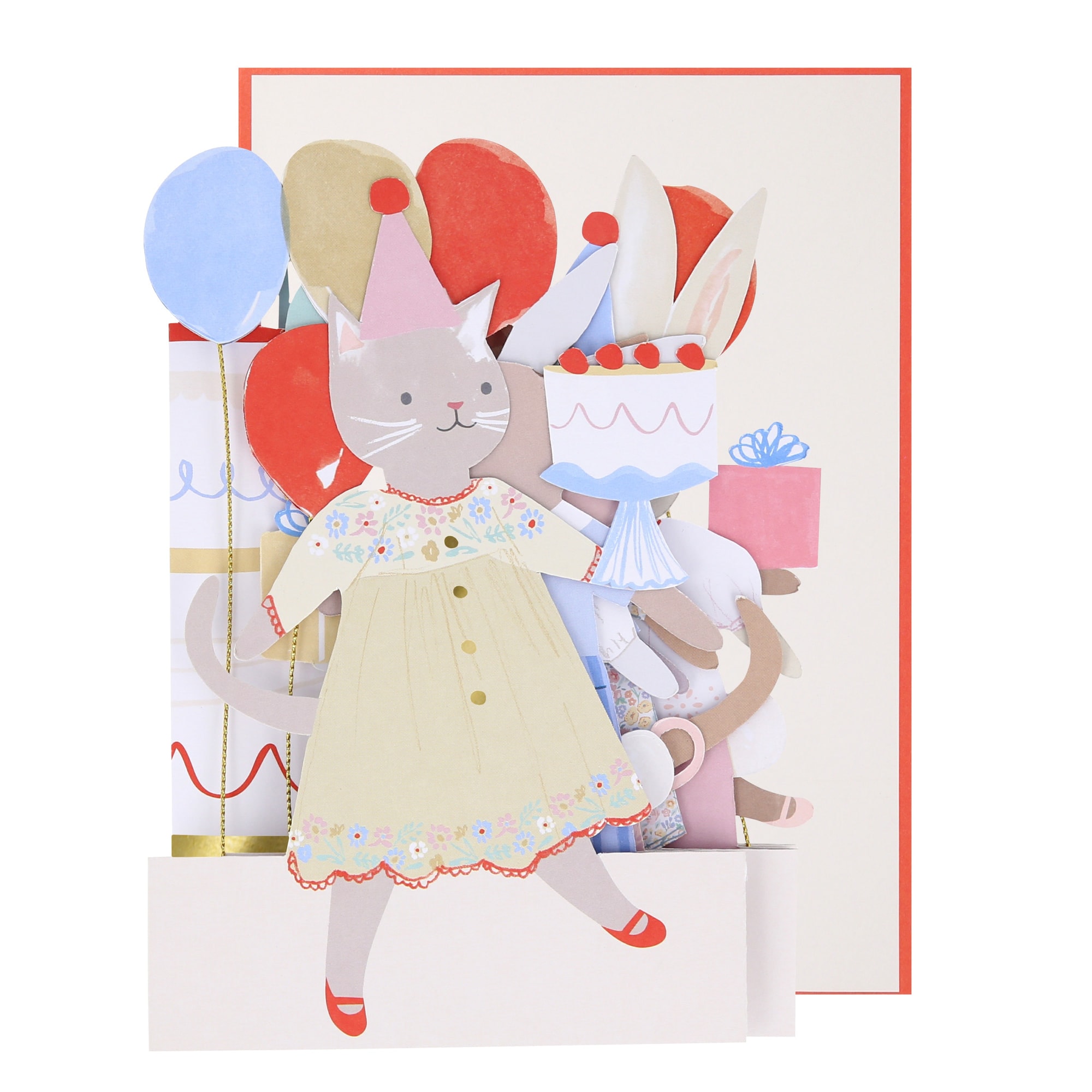 Animal Friends Tebrik Kartı