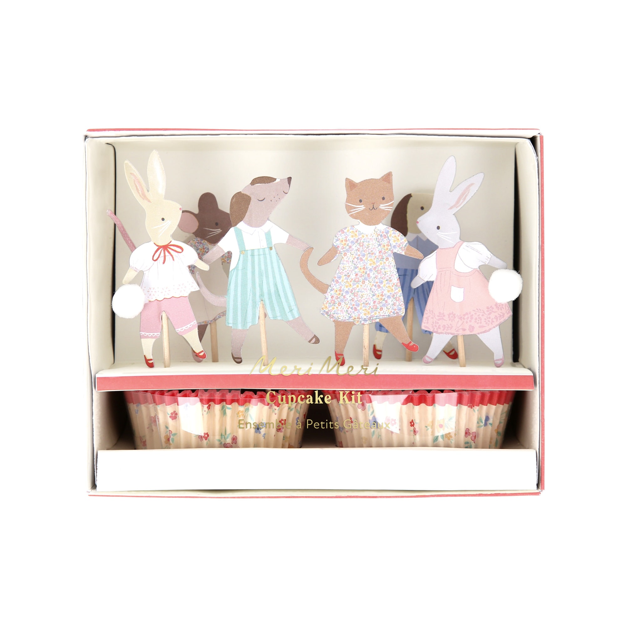 Animal Friends Cupcake Kit - 24 Adet