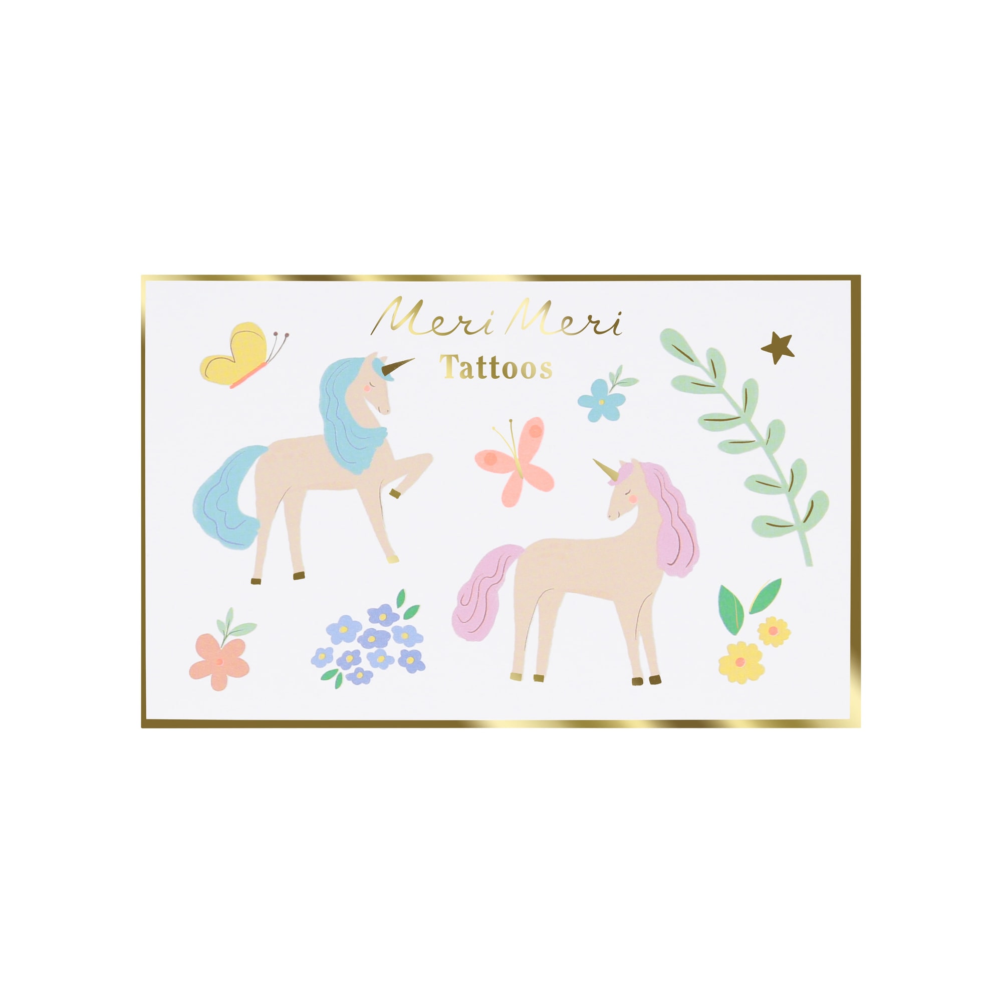 Unicorn Geçici Dövmeler - 20 Adet